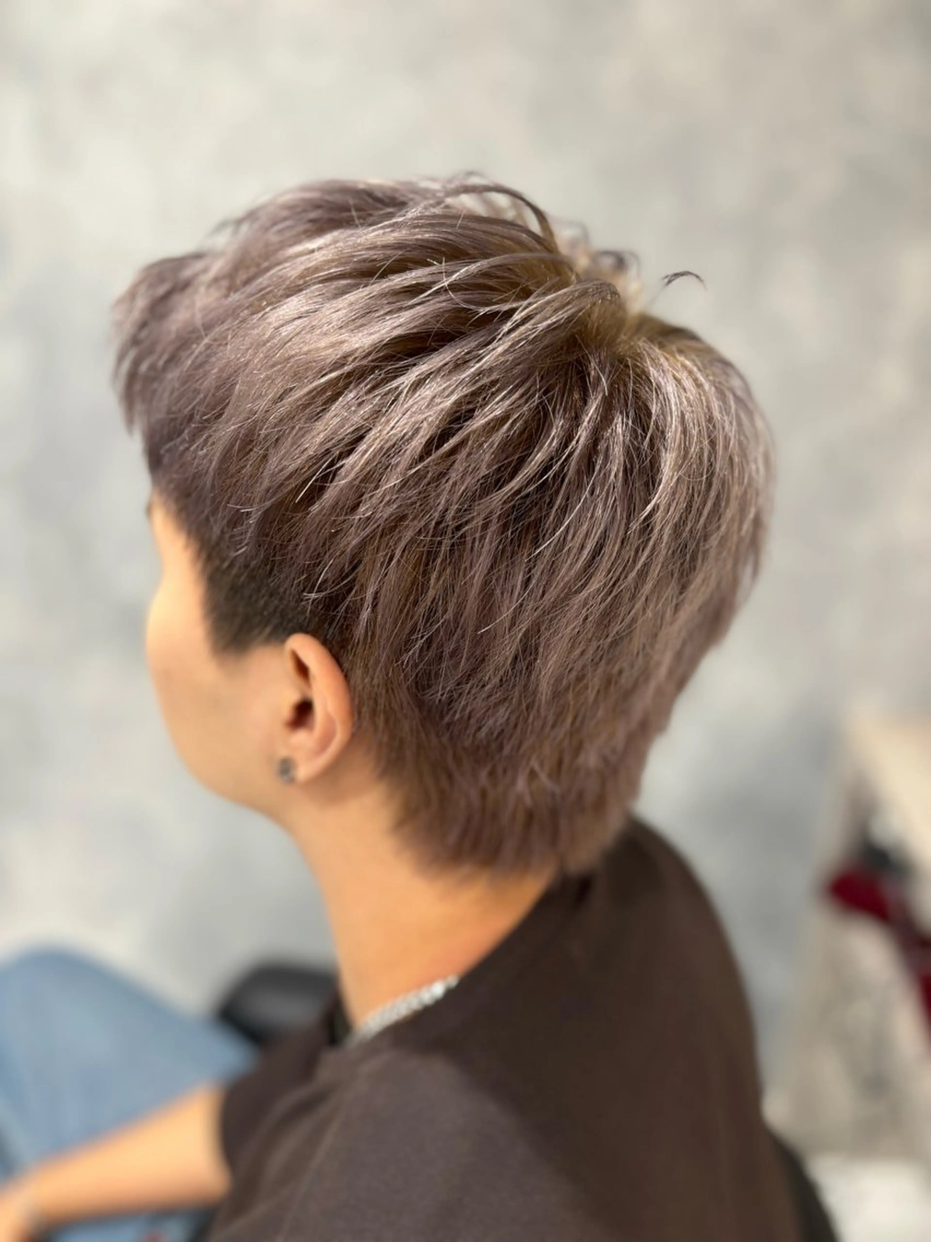 カラー メンズ ヘアカラー トリートメント 艶髪ストレート🧚 尾崎 晴香のヘアスタイル