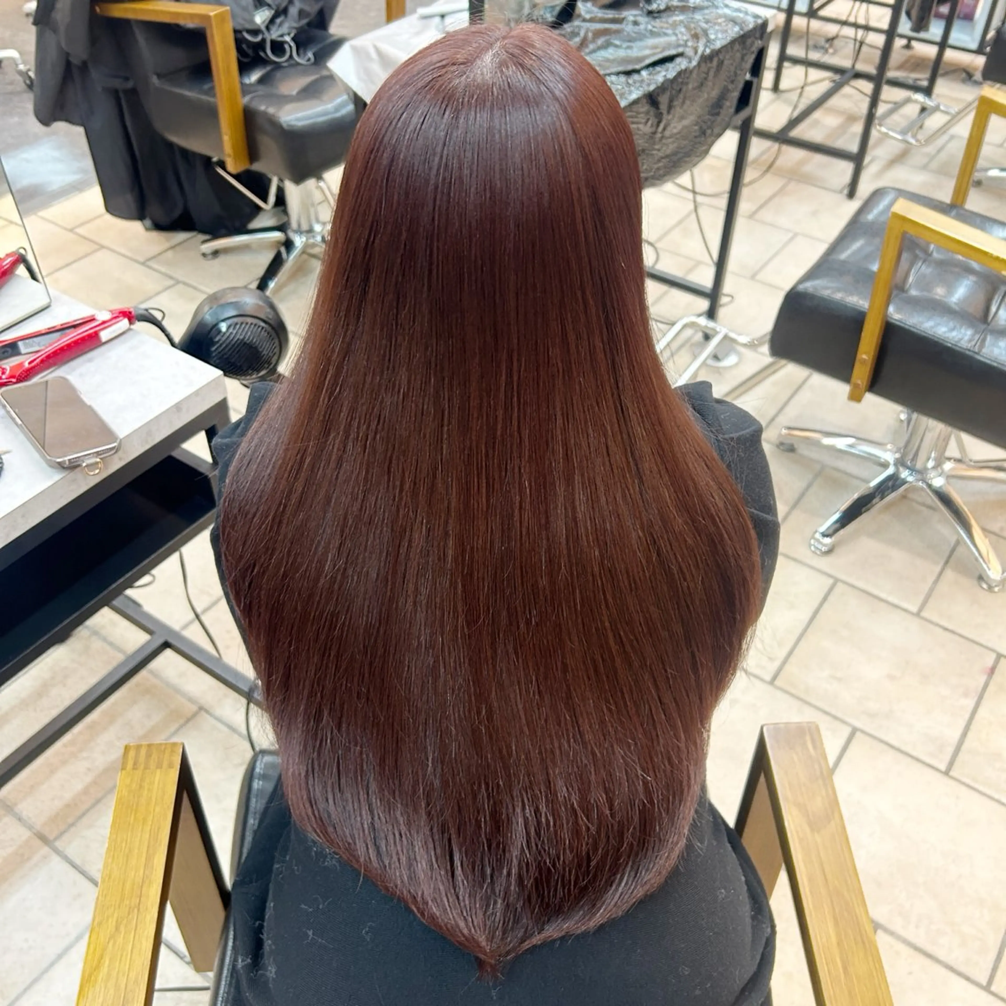 ロング カラー ブリーチ ブリーチなしカラー ピンクカラー メンズ特化/パーマ 縮毛矯正/AYAのヘアスタイル