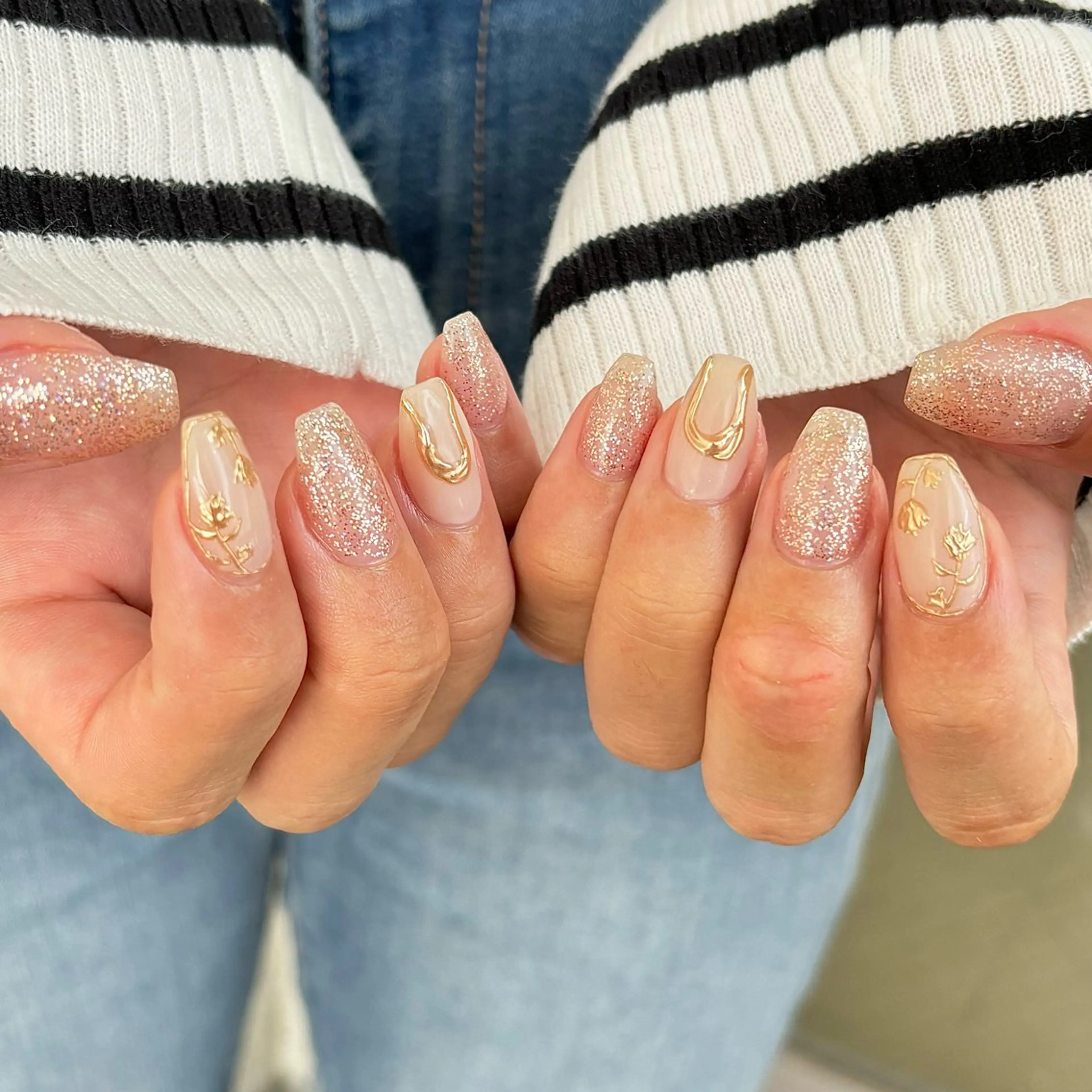 ネイル ハンドネイル Nailsalon BLOOM🌷 山崎のネイルデザイン