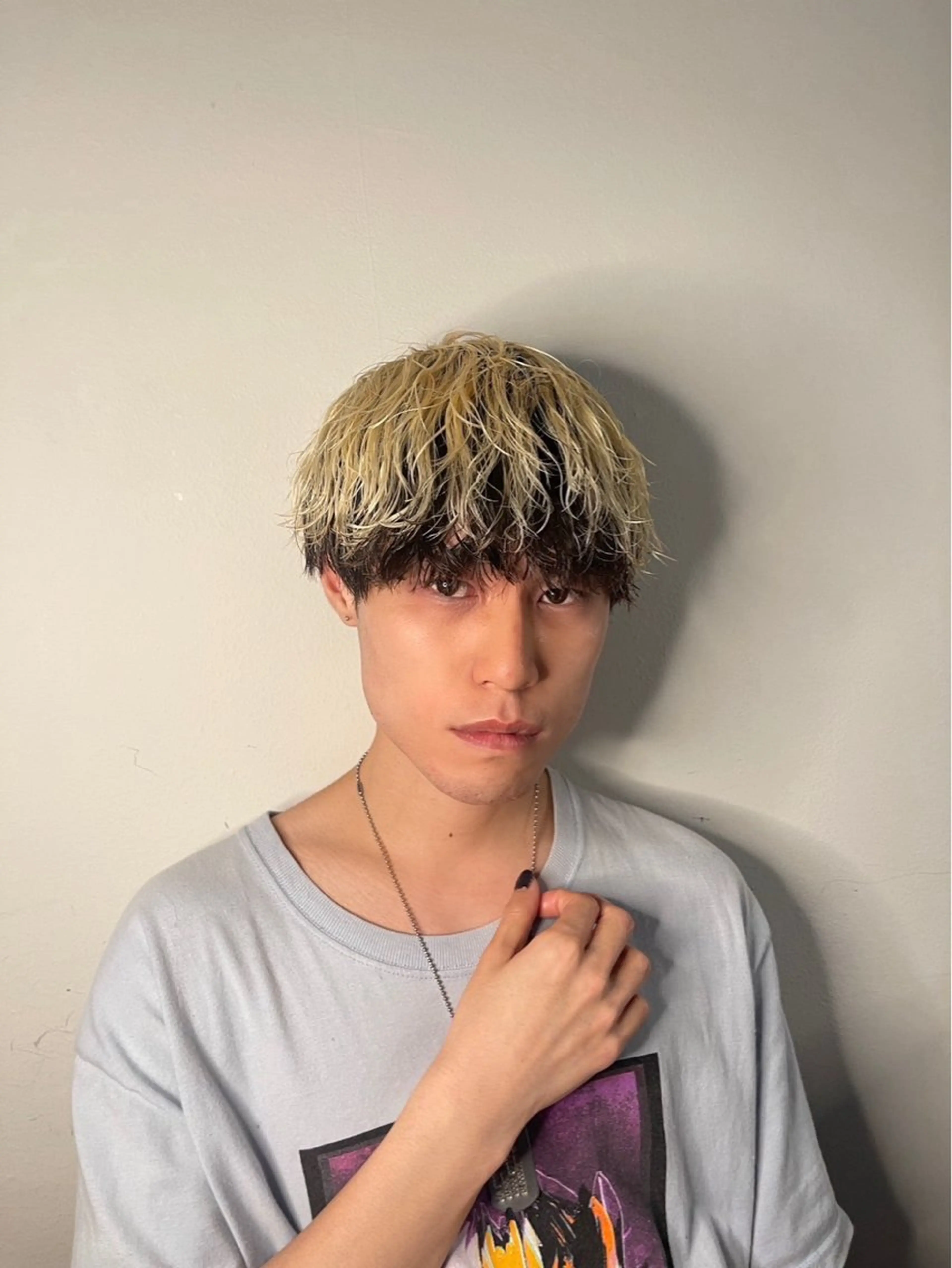 カラー パーマ メンズ カット ヘアカラー パーマ 町田エリアＮｏ．１/ パーマ特化/太田京希のヘアスタイル