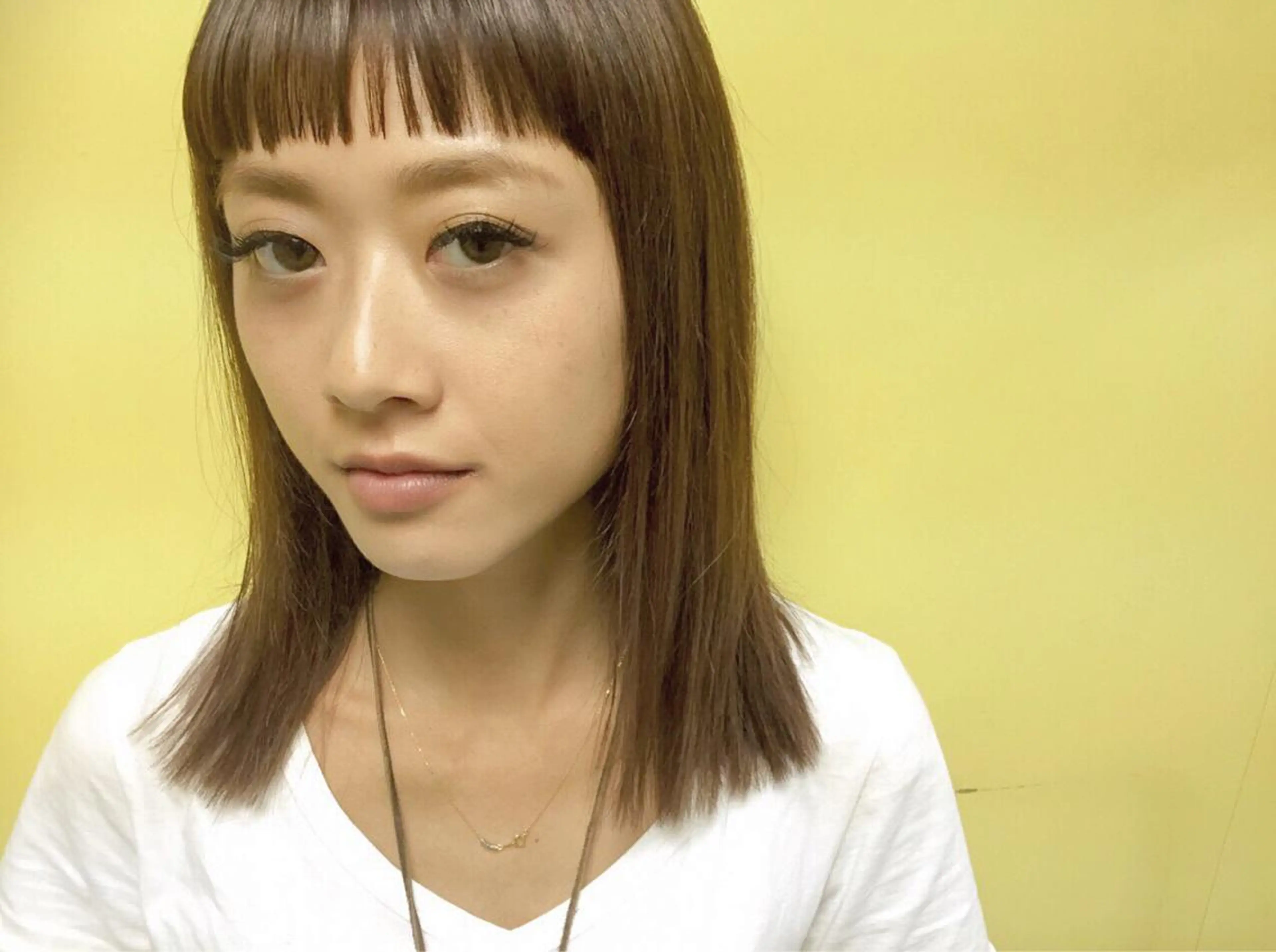 ミディアム セミロング カラー 切りっぱなしボブ ボブ Hairsalon F＋Moana by　HEADLIGHT所属・salonF 🔸hamaのマツエク・マツパデザイン