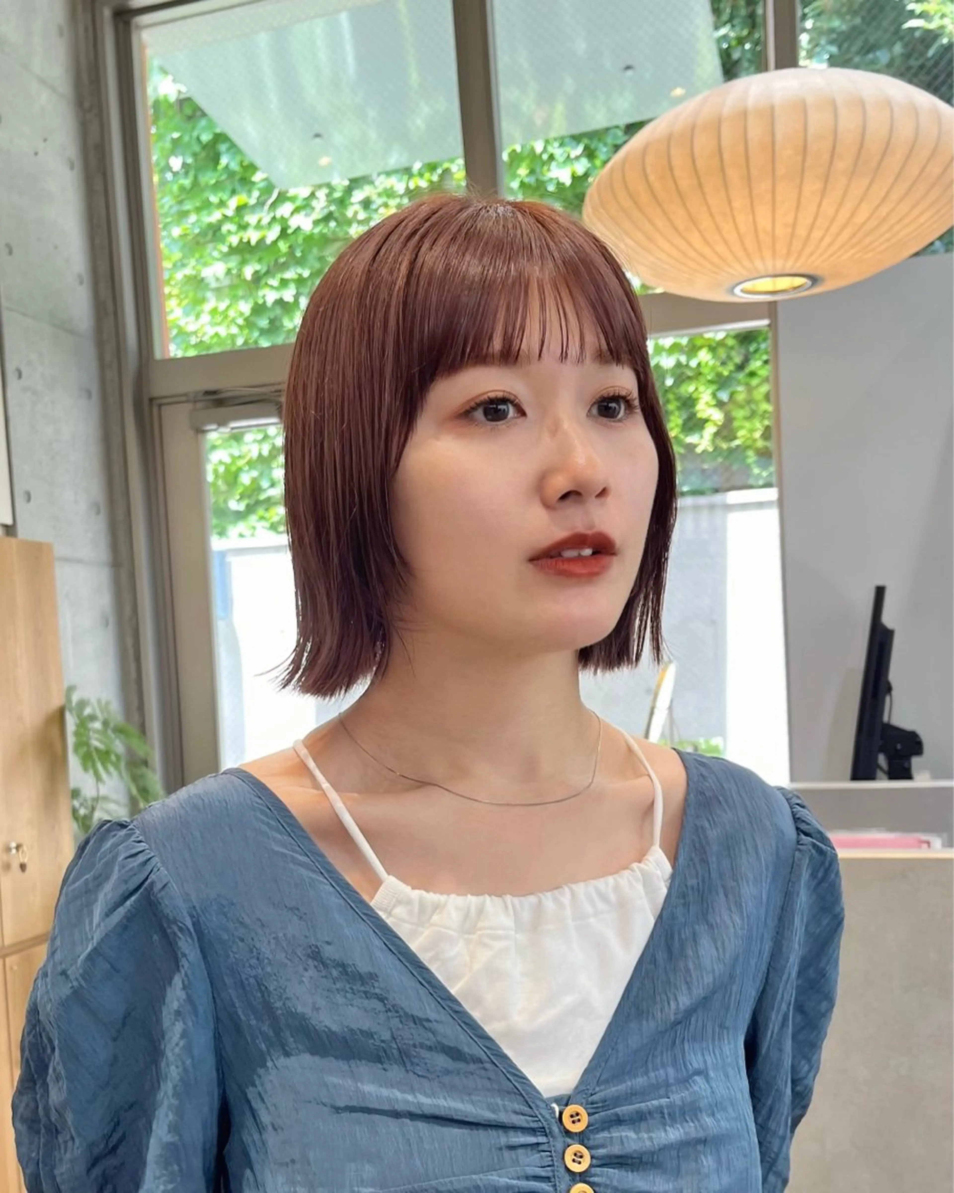 ショート カット ヘアカラー パーマ 縮毛矯正 トリートメント ヘッドスパ ヘアセット 🫧レイヤー/暖色 /ベージュMAI🫧のヘアスタイル