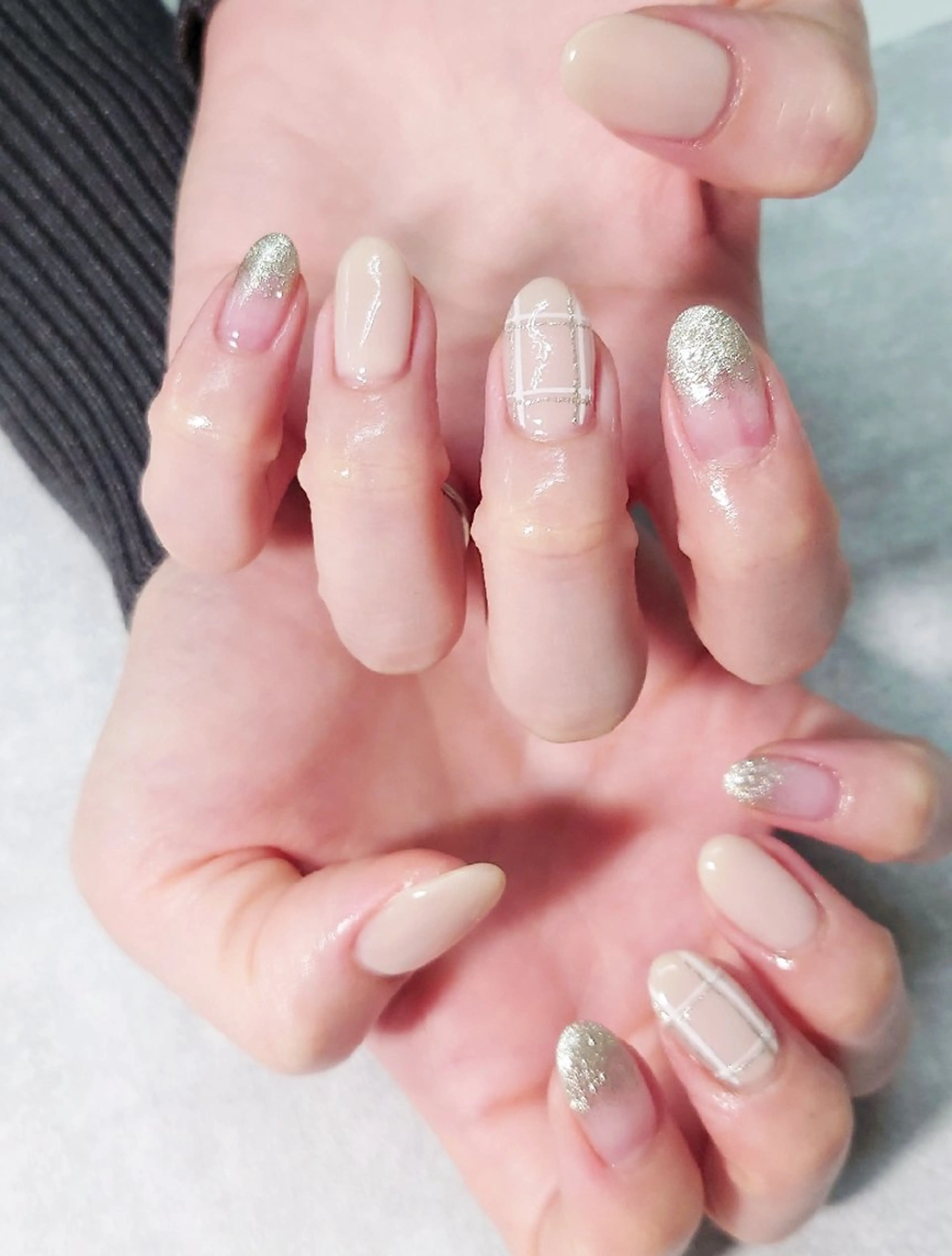 ネイル ジェルネイル パラジェル ハンドネイル miu nail亀戸 Momokaのネイルデザイン