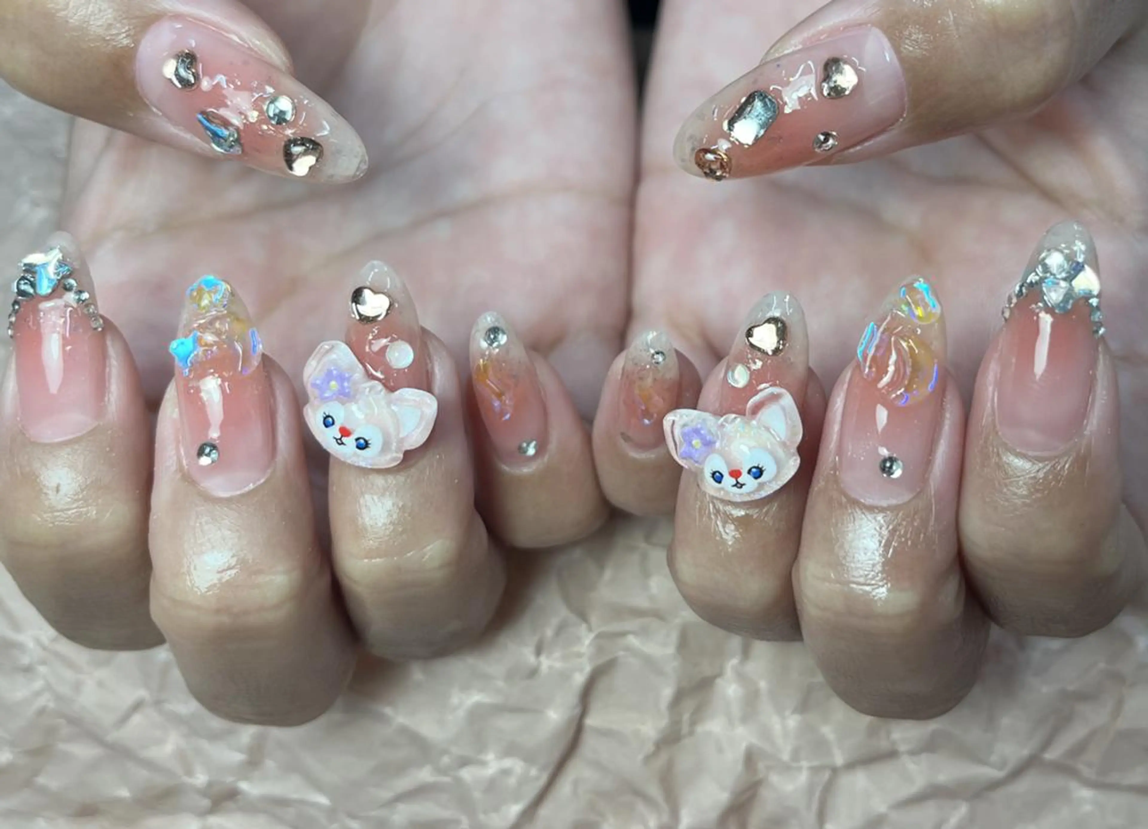ネイル キラキラネイル ハンドネイル ToliyDeliy Nail Salonのネイルデザイン