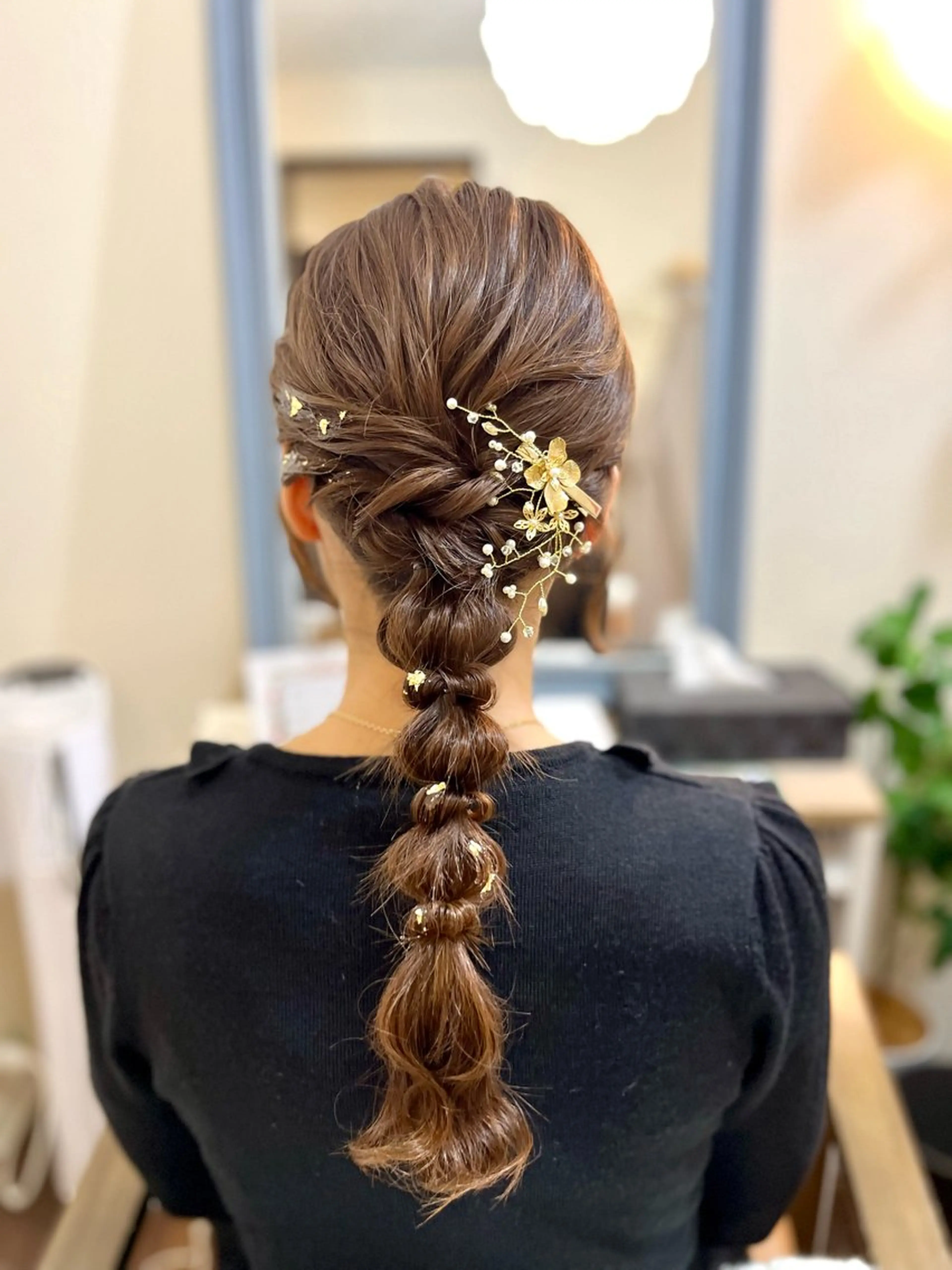 ヘアアレンジ 玉ねぎヘアー ヘアセット 似合わせヘアメイク 💐オダギリチアキのヘアスタイル