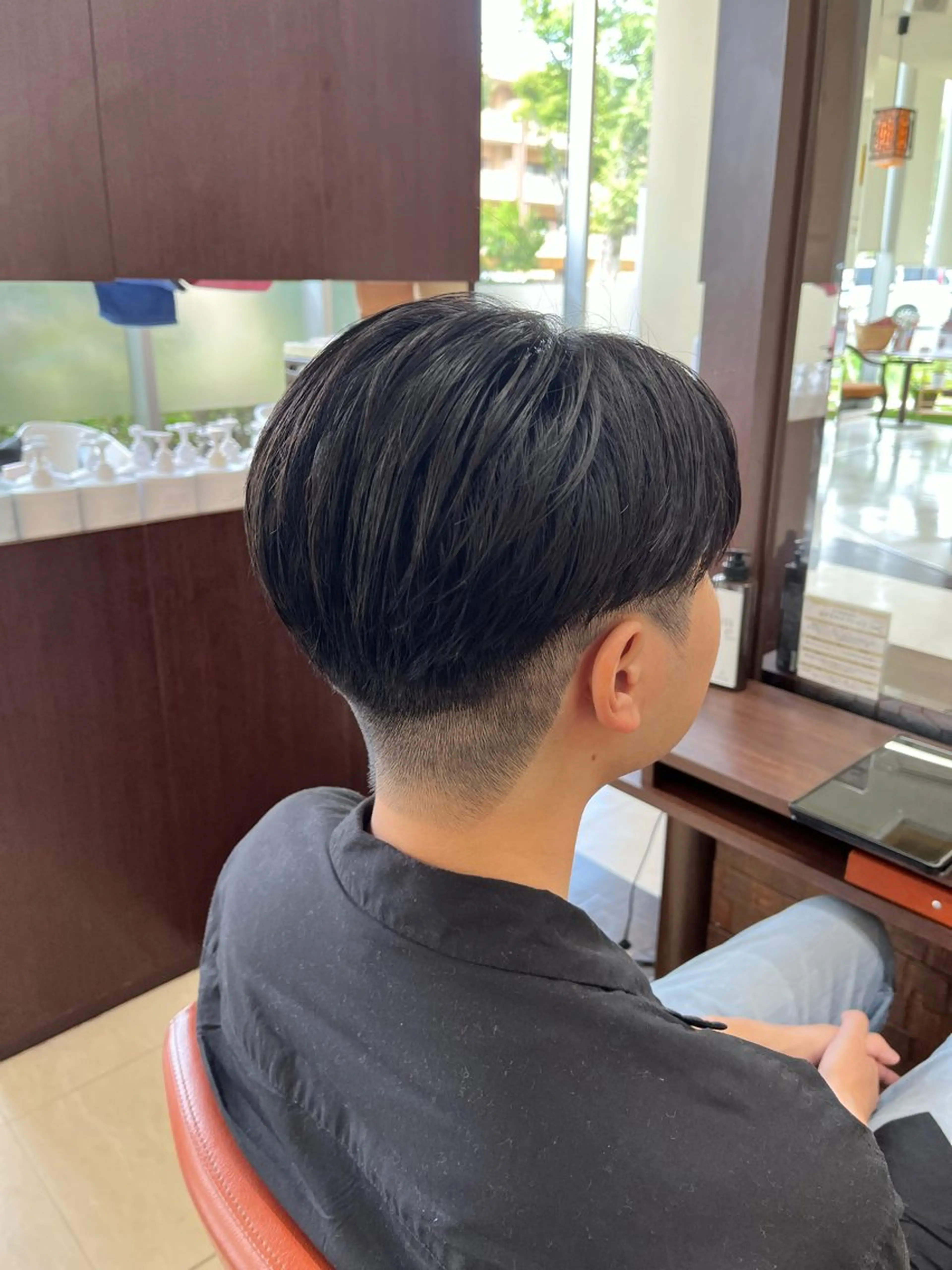 ショート メンズ センターパート AROH men's cut&men's perm 船橋店所属・🧊メンズ特化🧊 高木航希のヘアスタイル