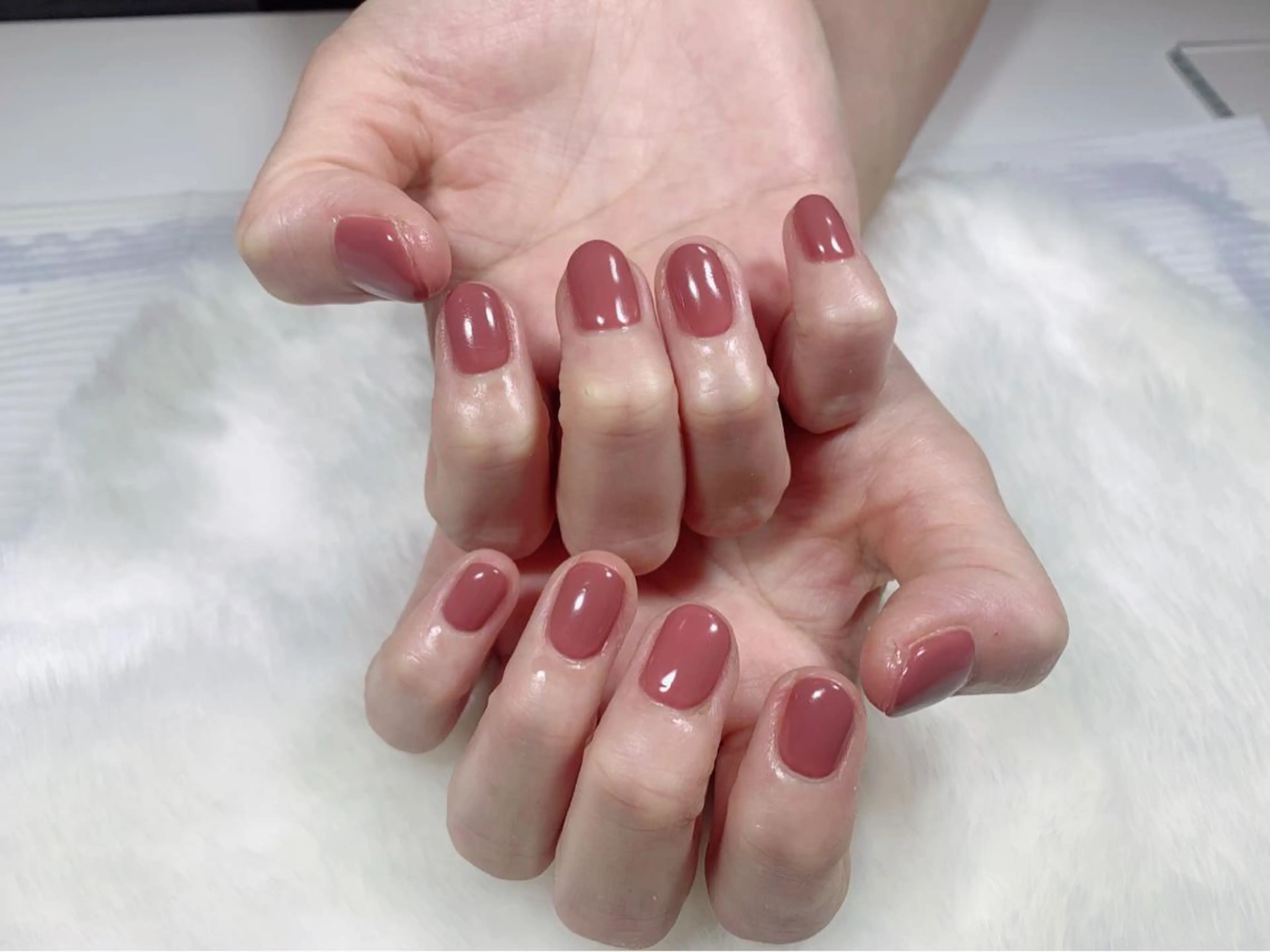 ネイル ワンカラーネイル salon EMANのネイルデザイン
