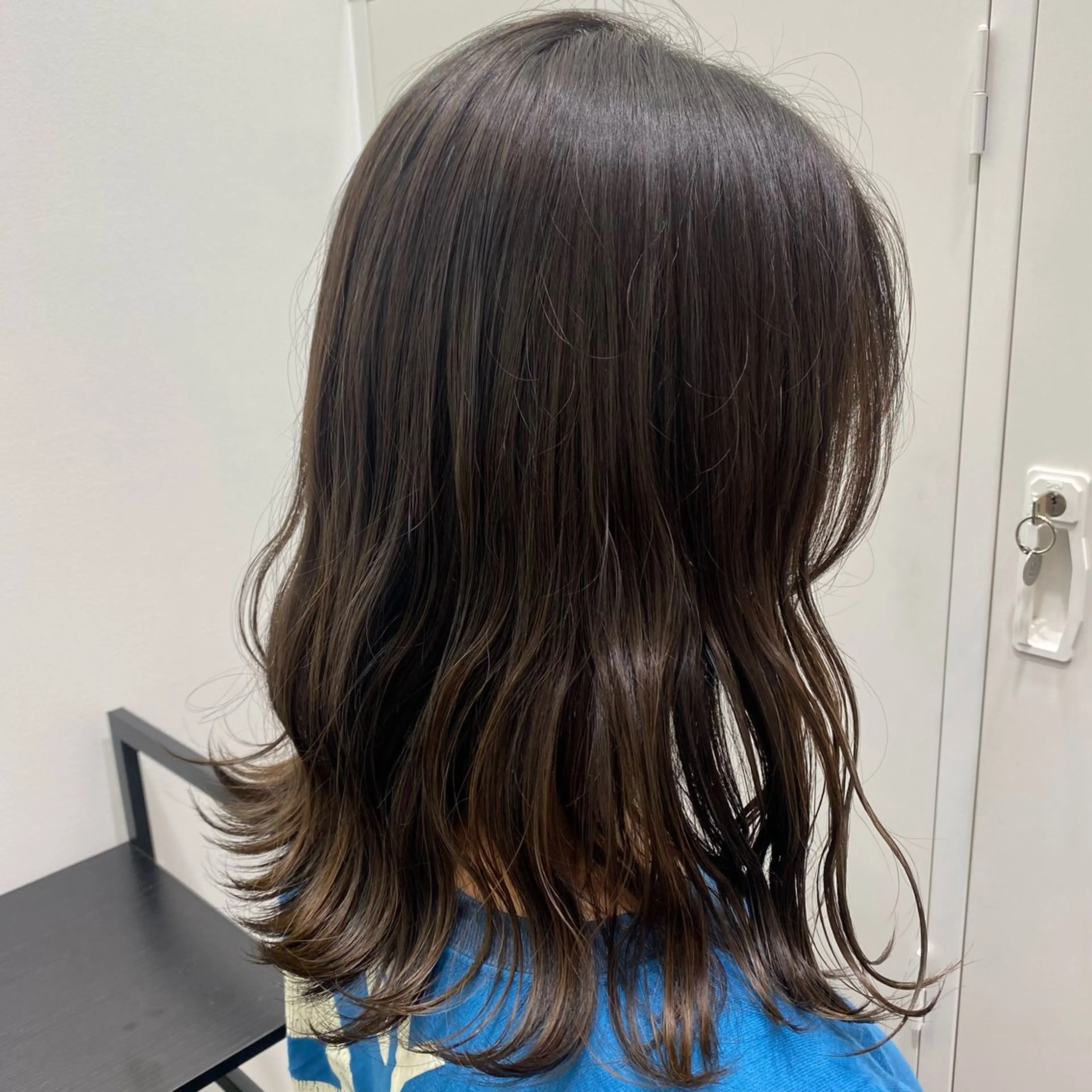 ミディアム カラー Haruka韓国風 似合わせカット♡のヘアスタイル