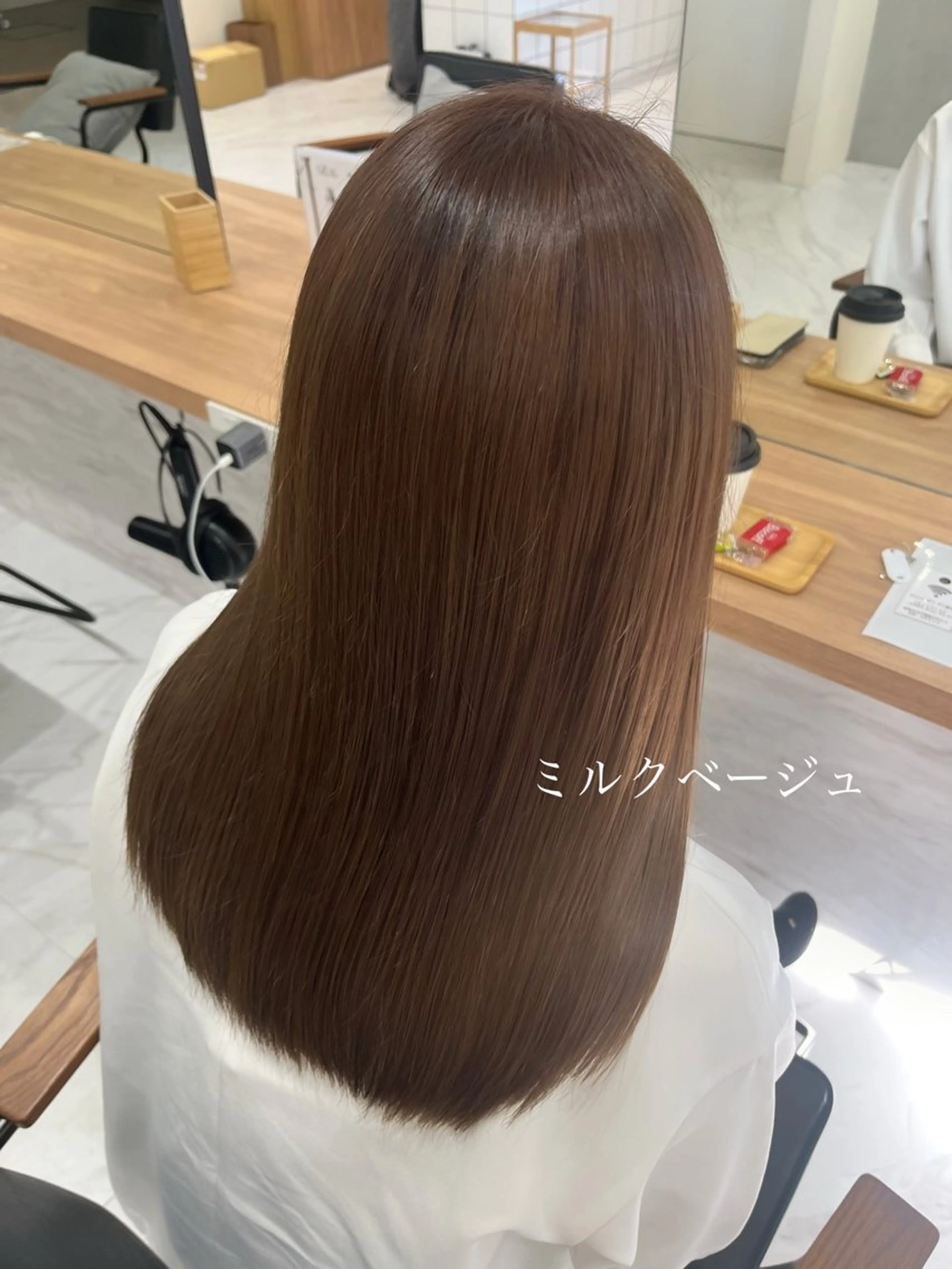 セミロング 優月/カラー特化 西宮/夙川のヘアスタイル