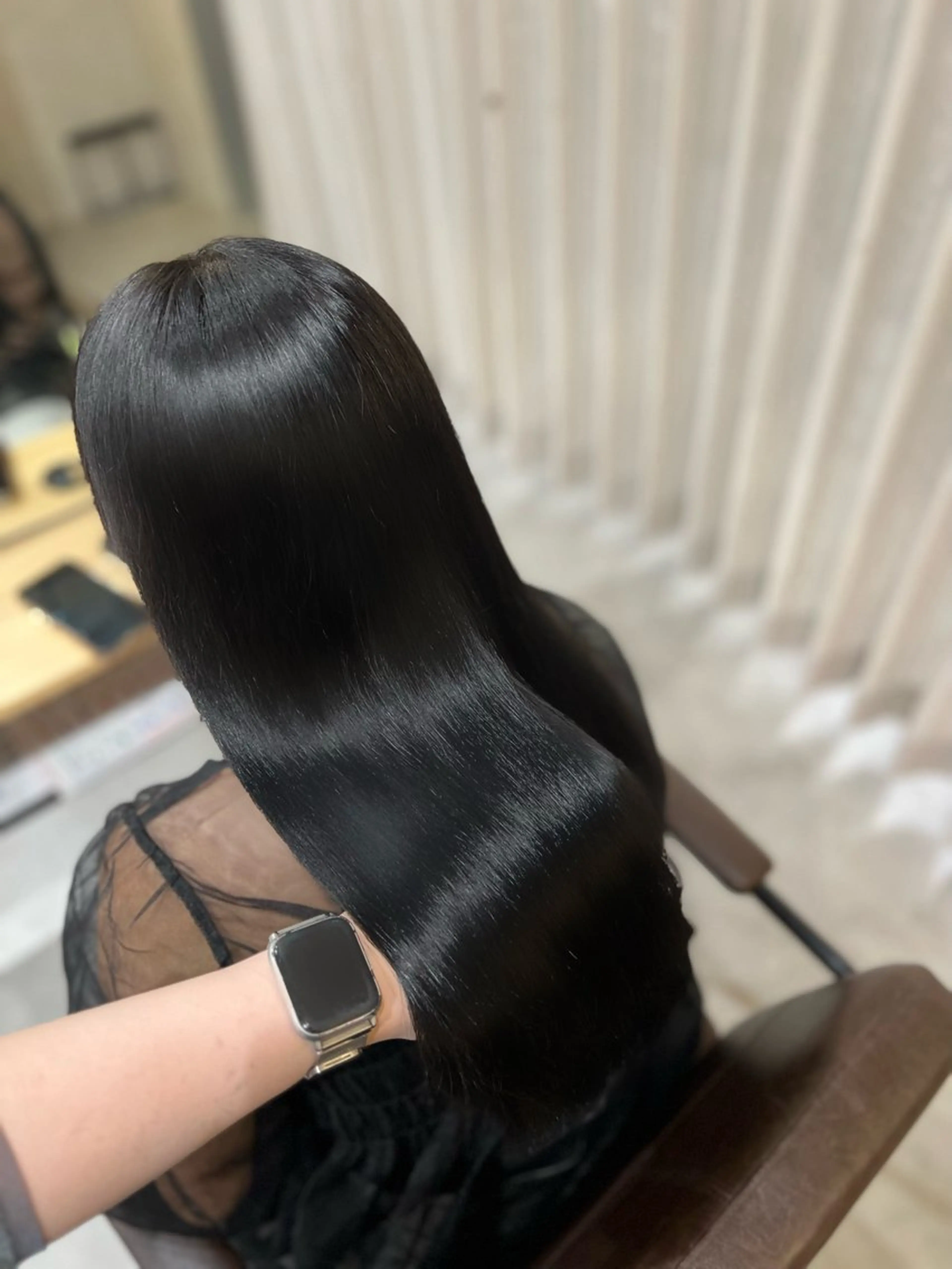 ロング カラー 髪質改善 カット ヘアカラー 梅田/似合わせボブ /顔周り/RINKAのヘアスタイル