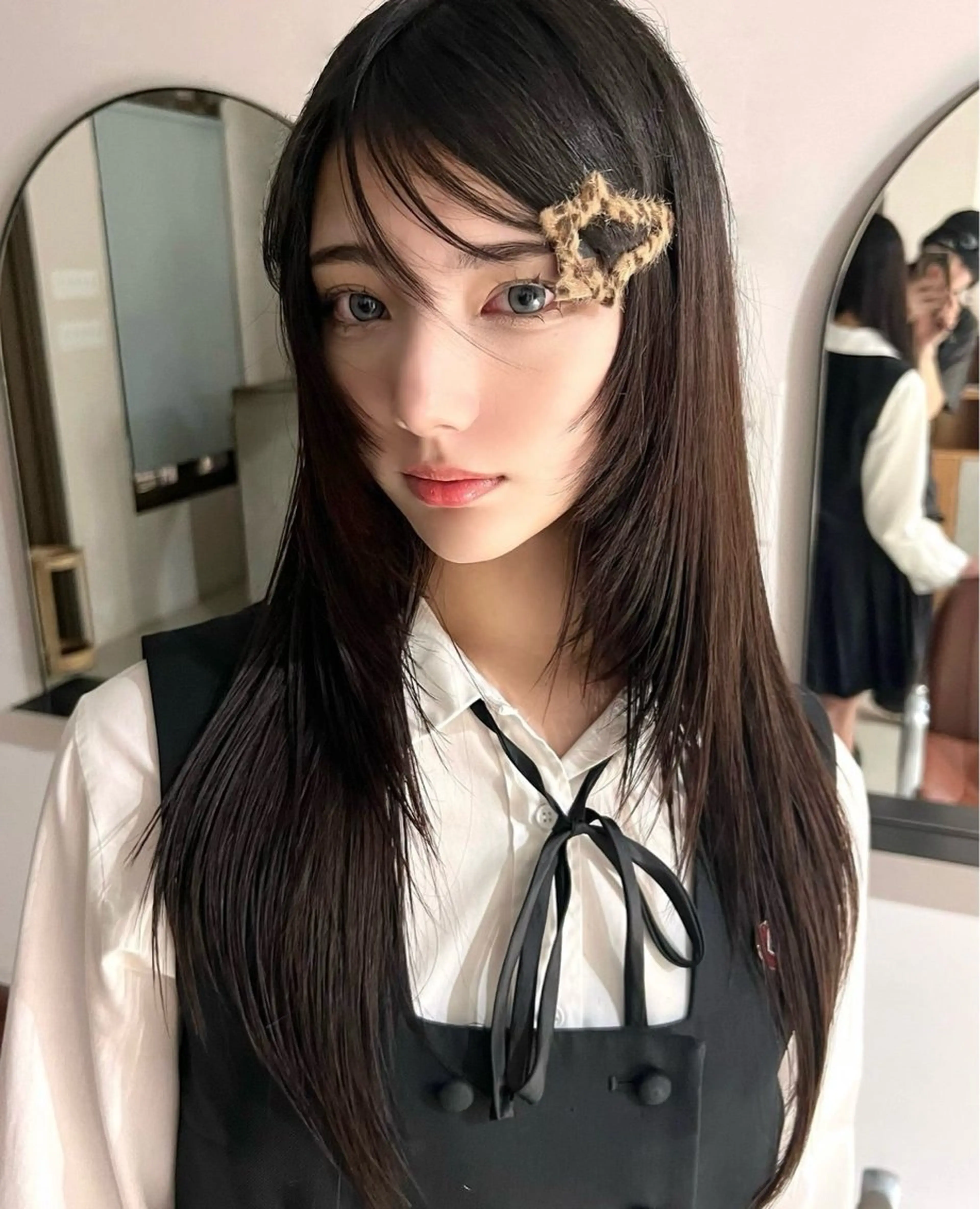 ロング ロングレイヤー レイヤーカット ロング 丹治 一輝のヘアスタイル