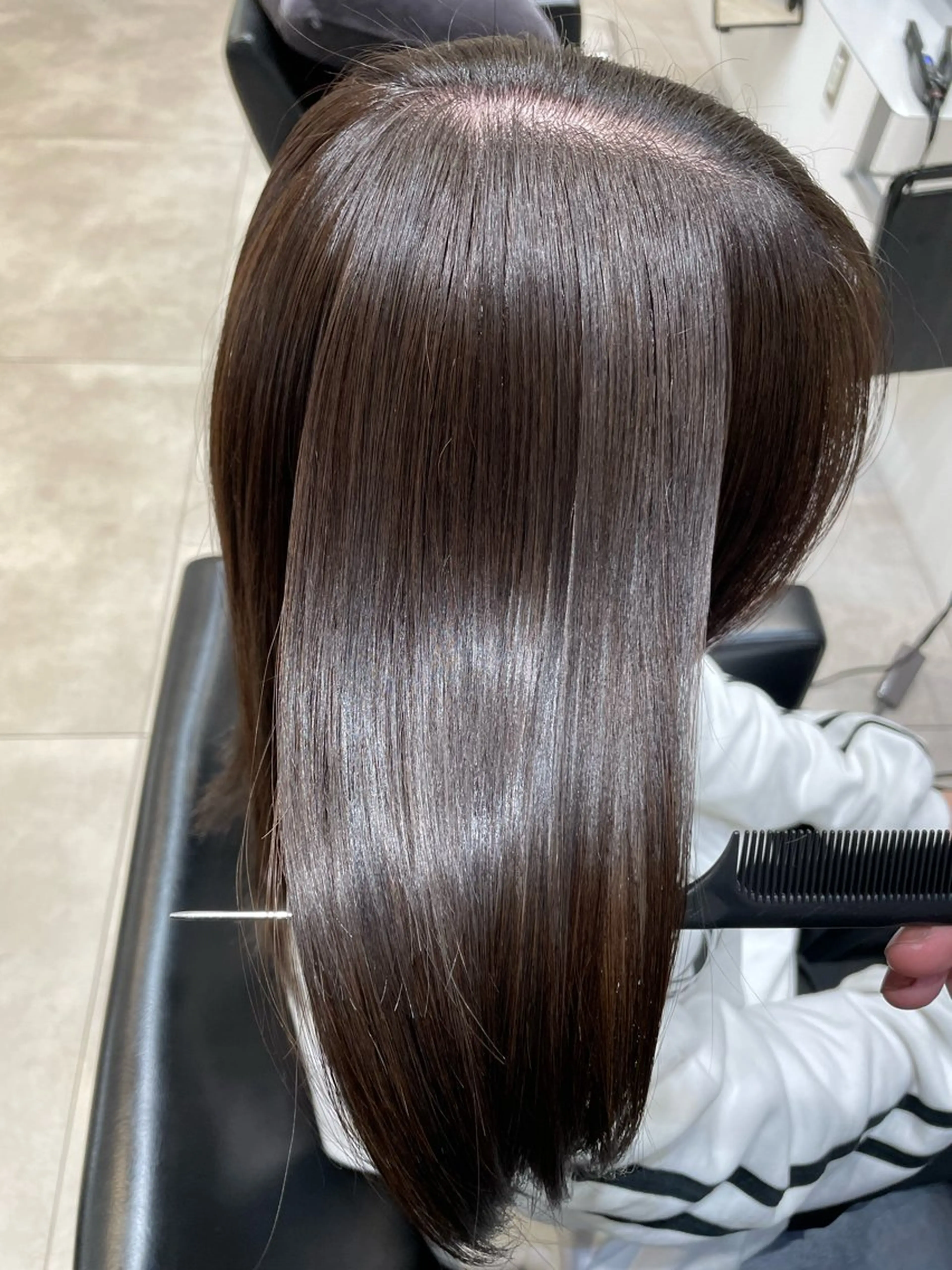 セミロング カラー ヘアカラー トリートメント 佐藤 悠汰のヘアスタイル