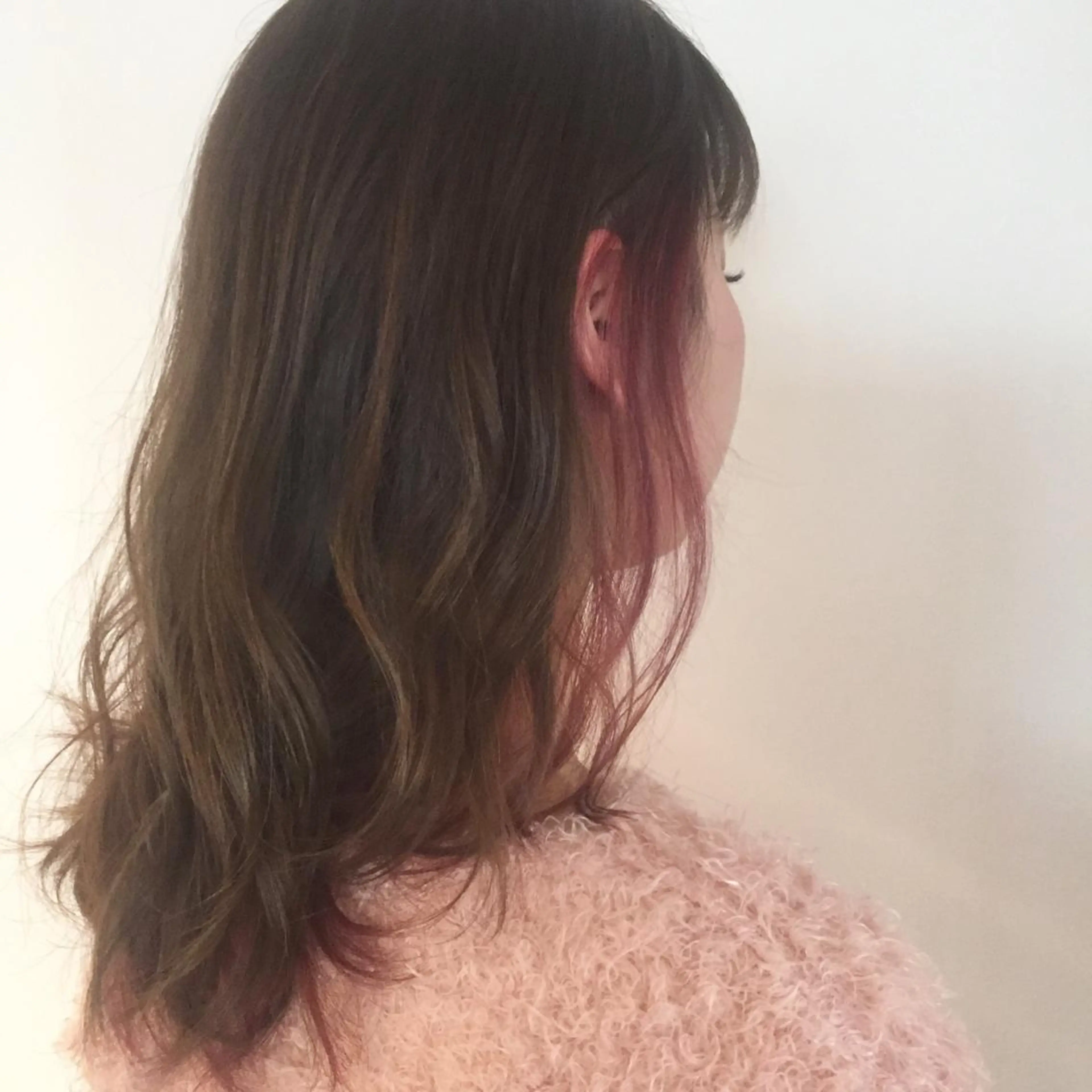 ロング カット ヘアカラー to heart 十三店所属・ユ イのヘアスタイル