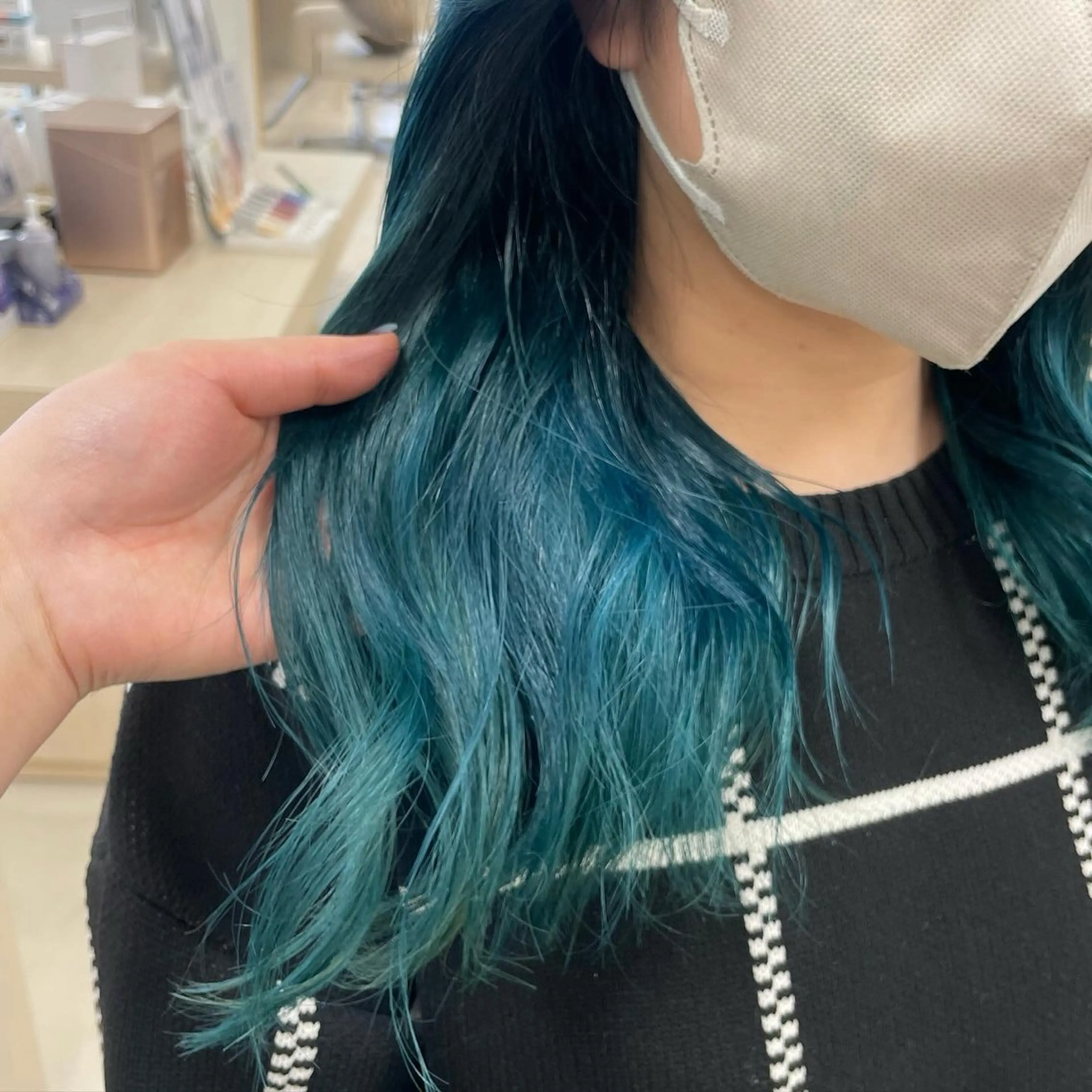 ロング カラー パーマ 🍒KIKUCHI KANAE🍒のヘアスタイル