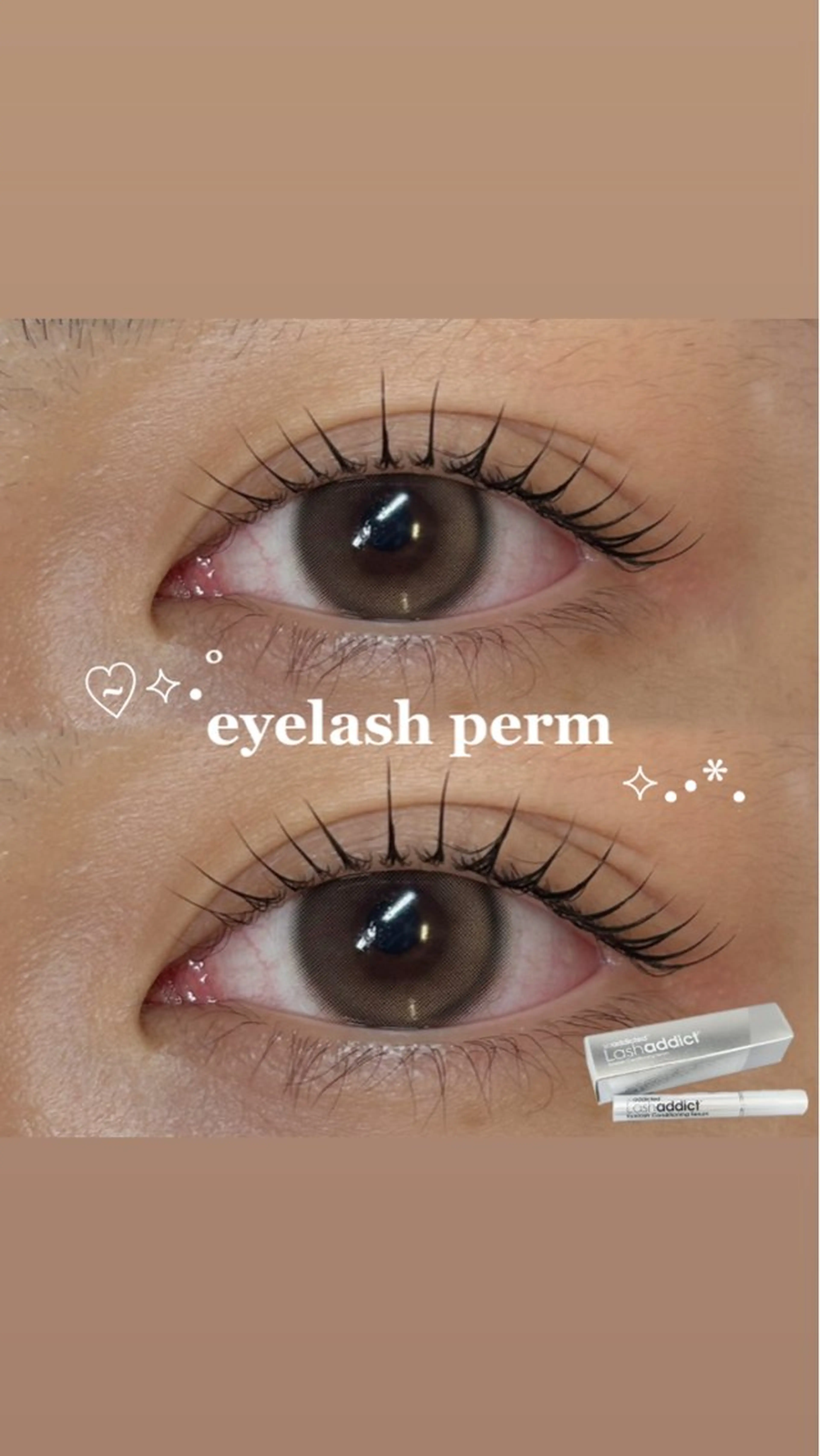 🉐🉐🉐✨Lash addict付き✨【まつ毛パーマ💗パリジェンヌ】ケアしながら理想のカールに🌙の写真