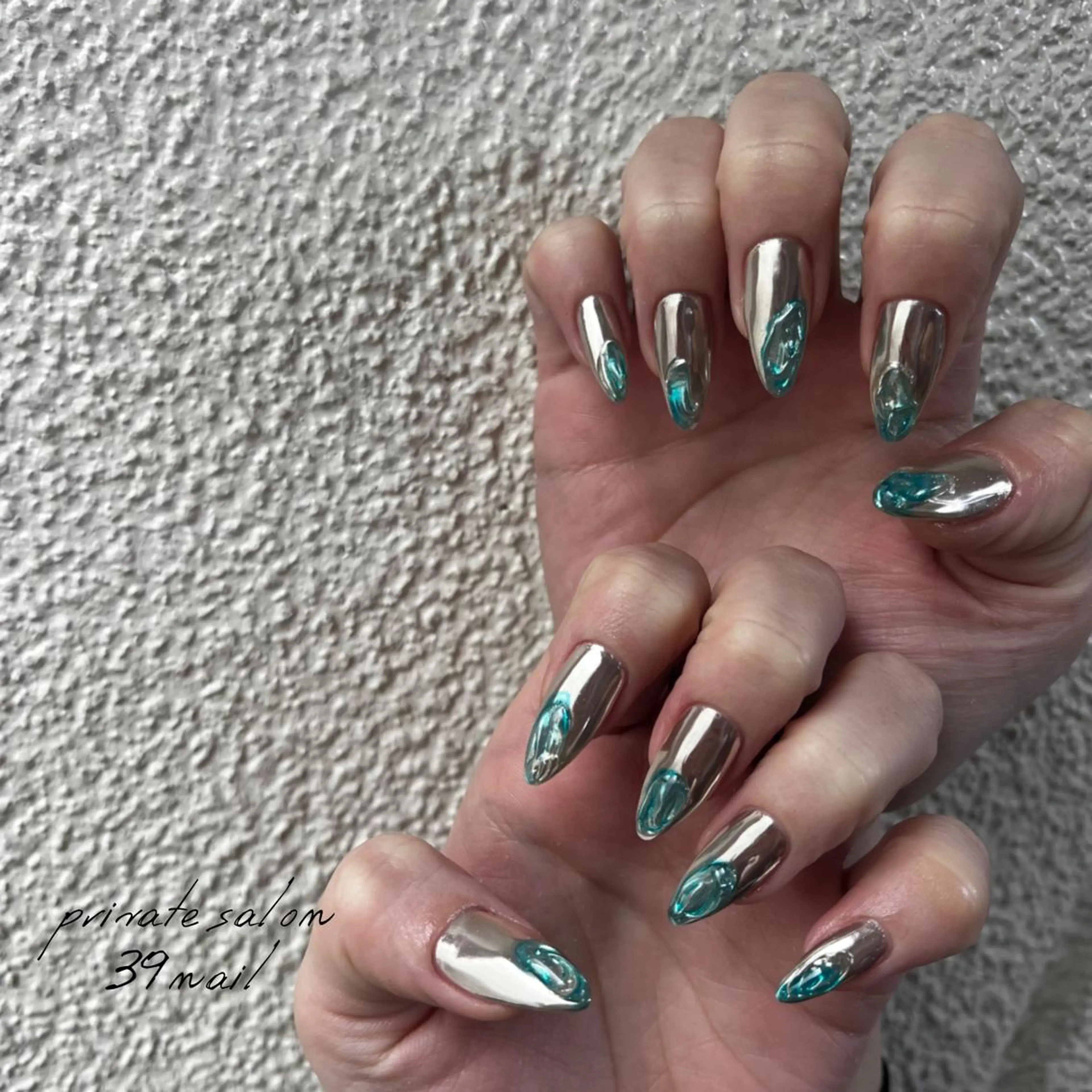 ミディアム ネイル フットネイル 京橋 【39nail】のネイルデザイン