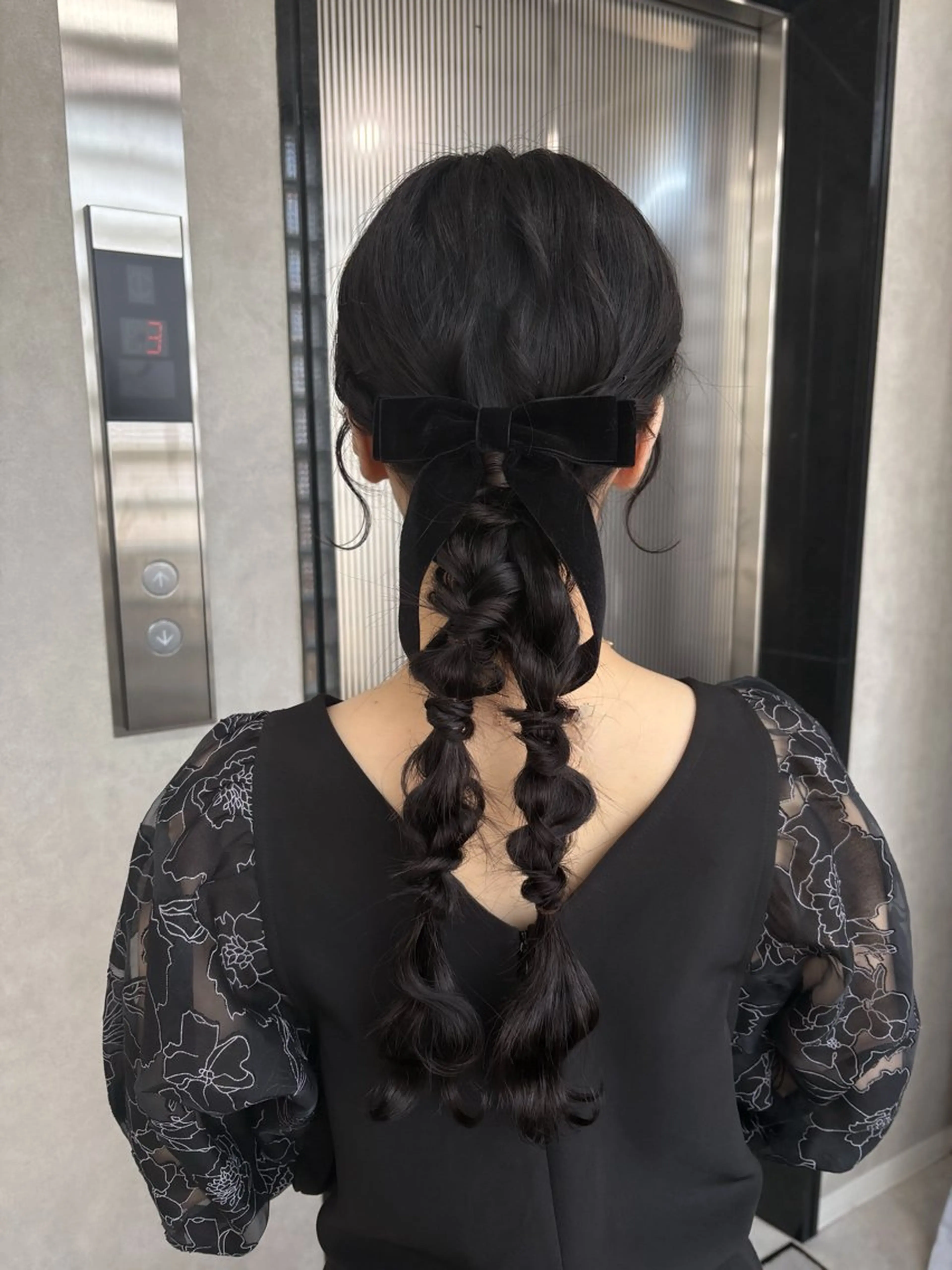 セミロング ヘアセット Haruka /うる艶透明感カラーのヘアスタイル