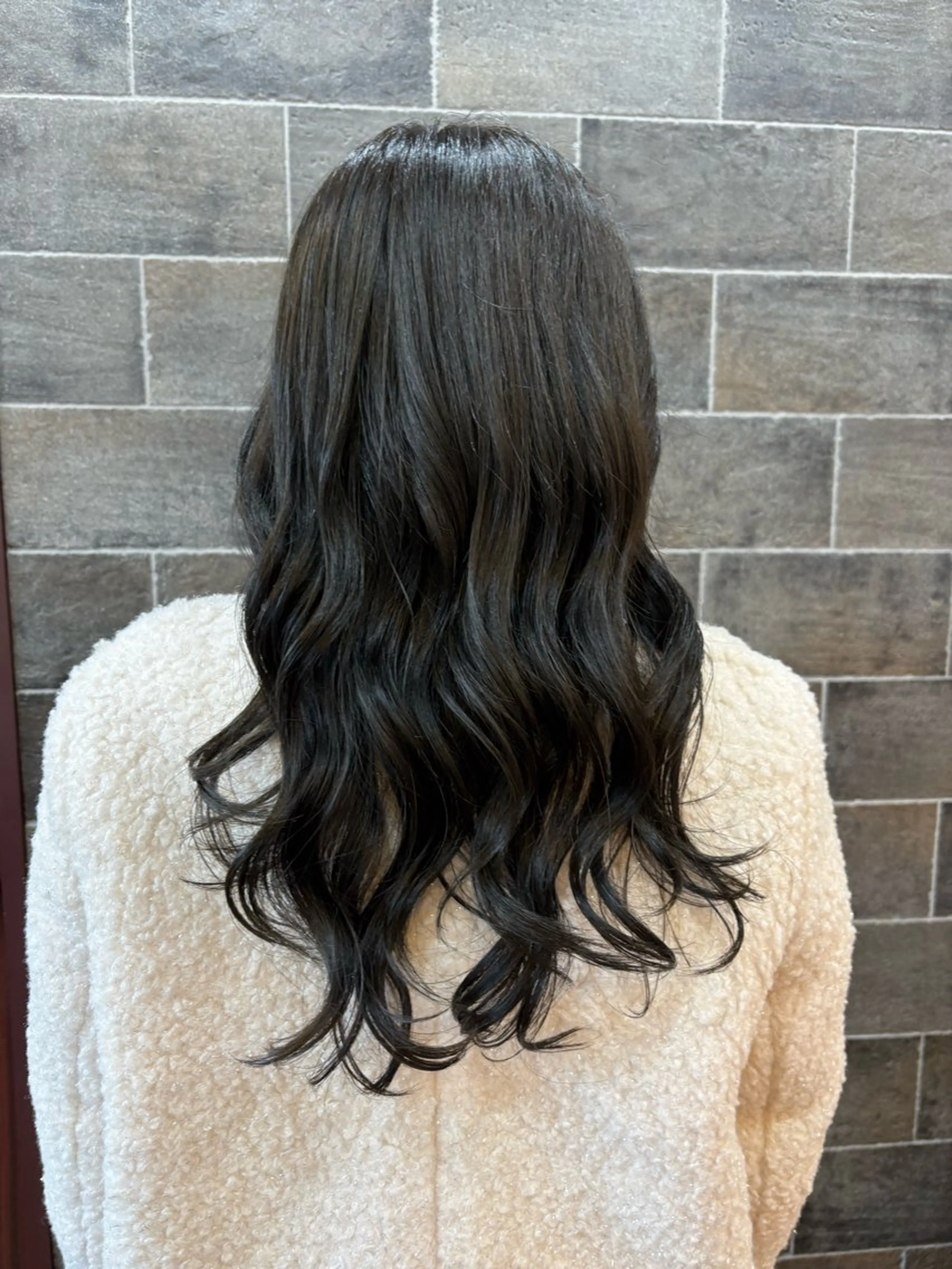 ロング アッシュ ボブ レイヤーカット 栗原 鈴華🌻のヘアスタイル