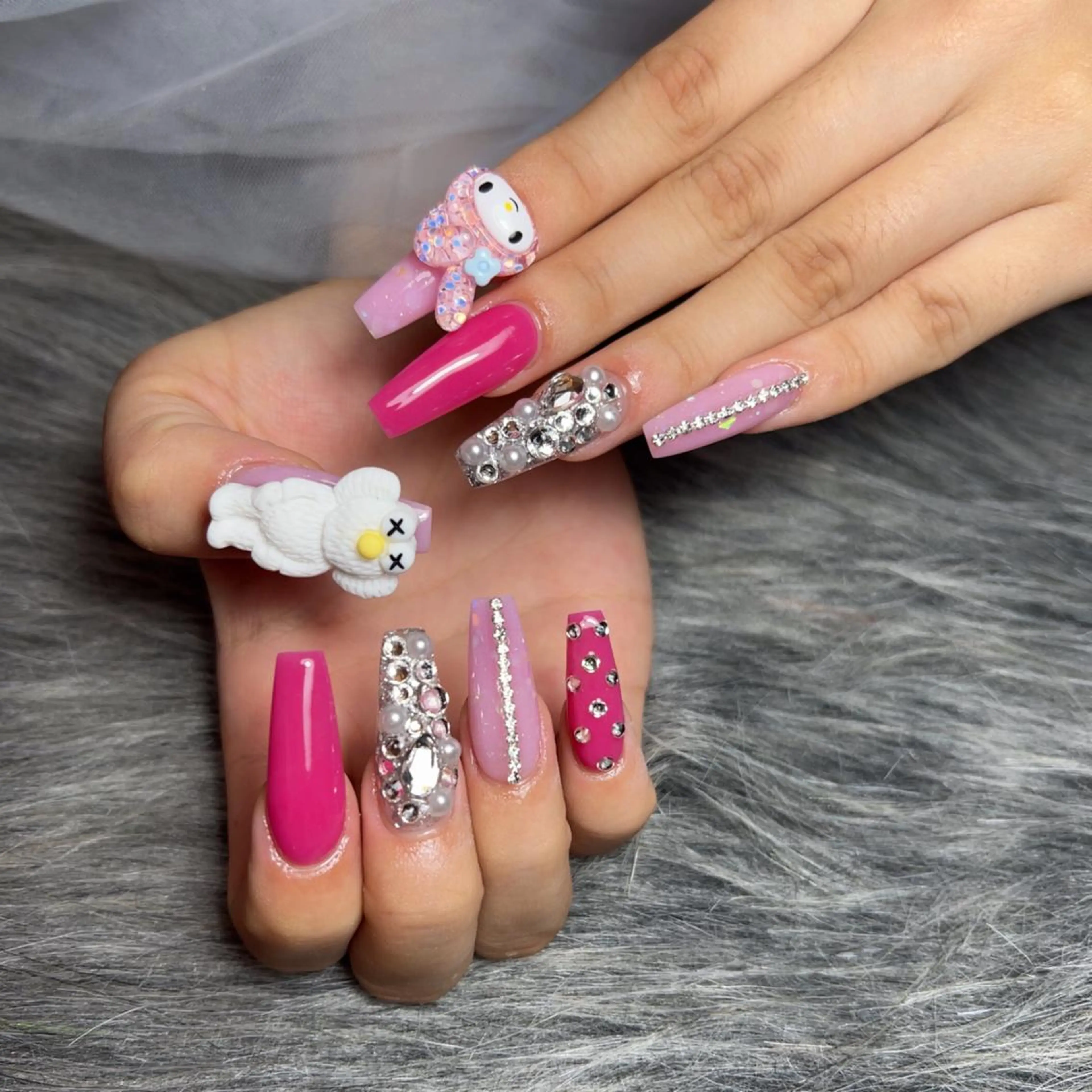 ロング ネイル nail salon azuのネイルデザイン