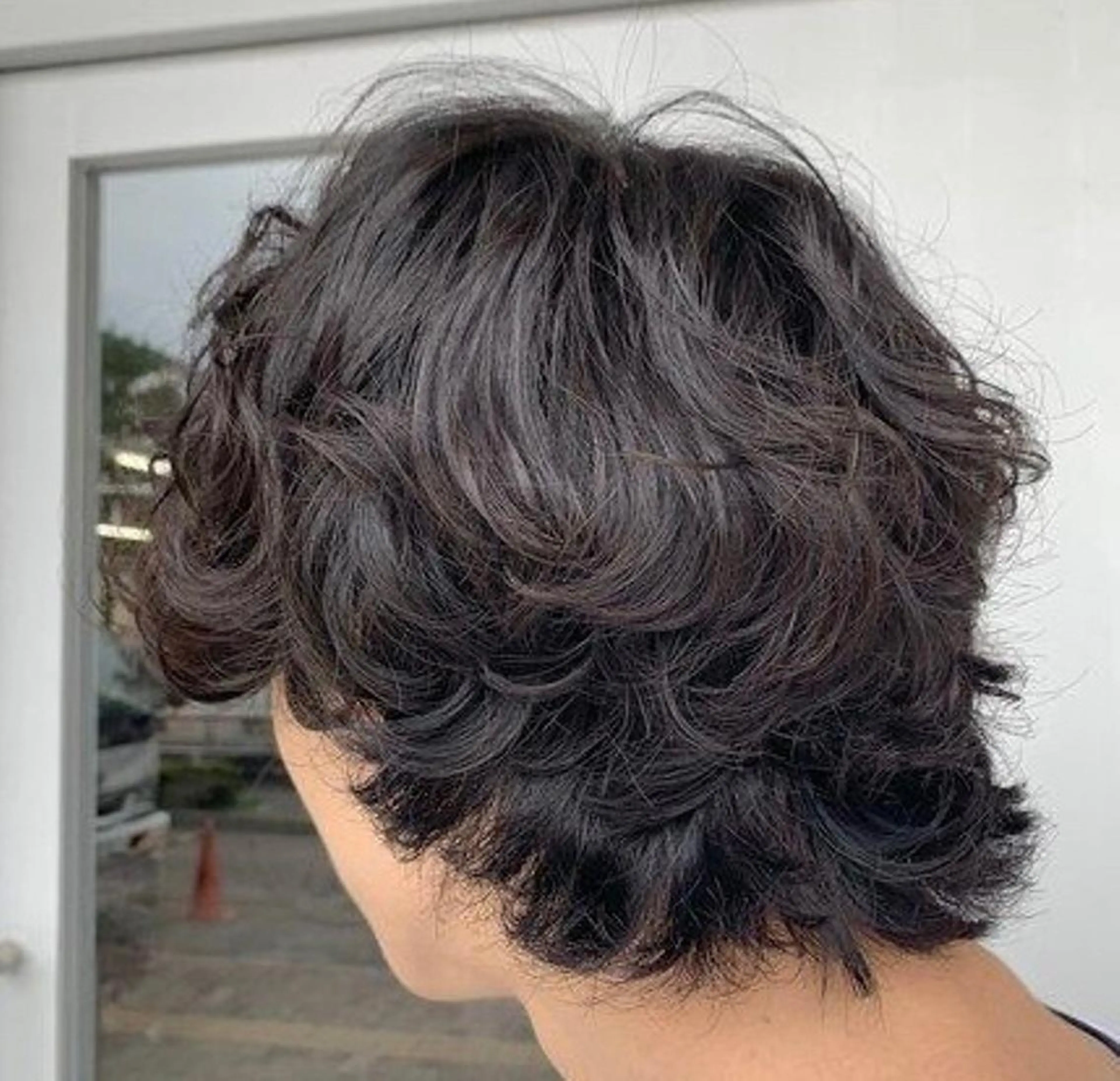 ショート パーマ TIECHEL所属・韓国ナチュラル・ ベージュ/落合夏希のヘアスタイル