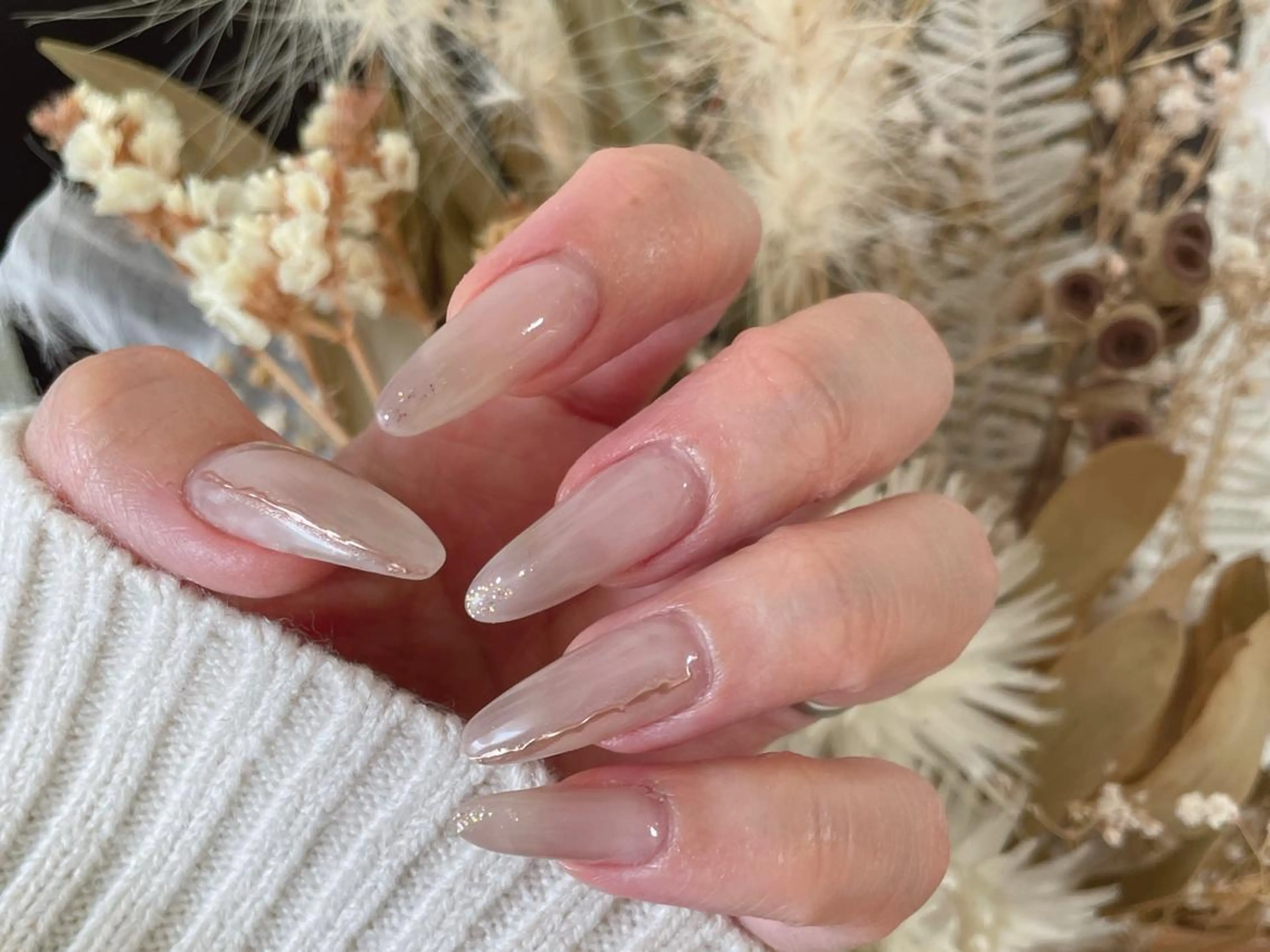 ネイル ニュアンスネイル salon L'embellirのネイルデザイン