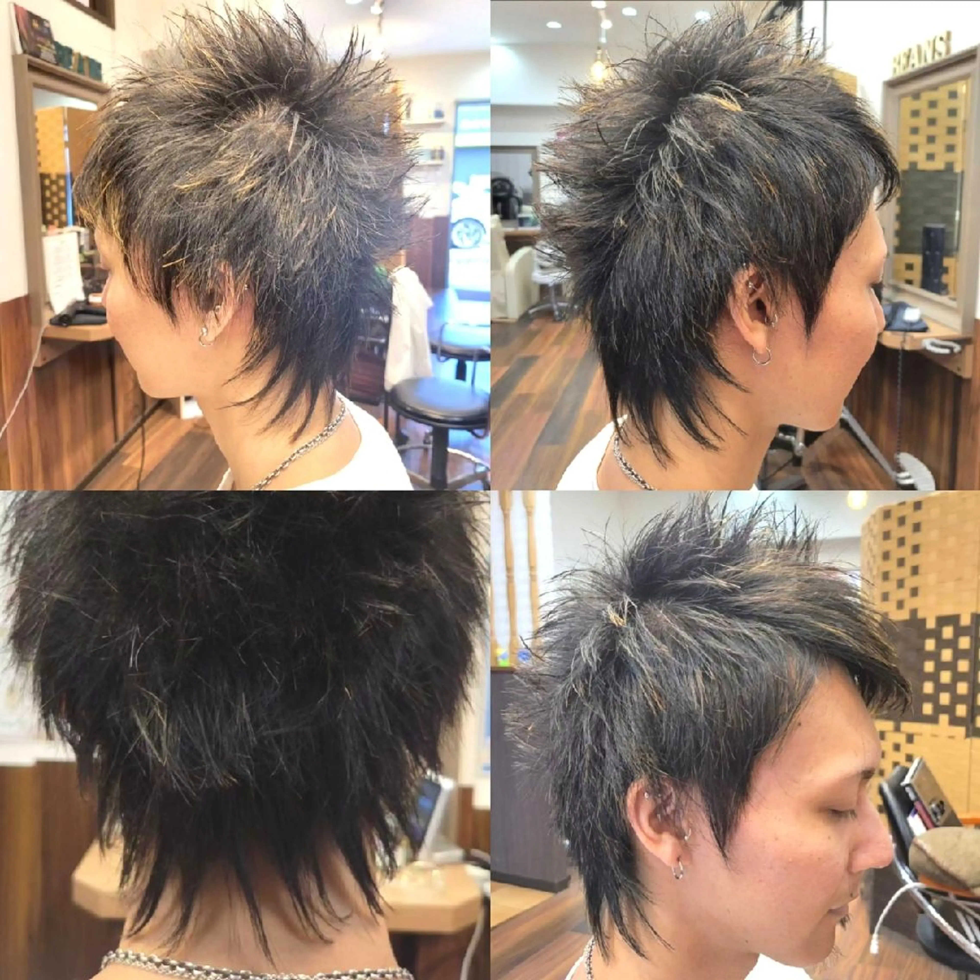 ショート メンズ メンズウルフカット ウルフカット カット notoa所属・notoa(ﾉﾄｱ) TAKAのヘアスタイル