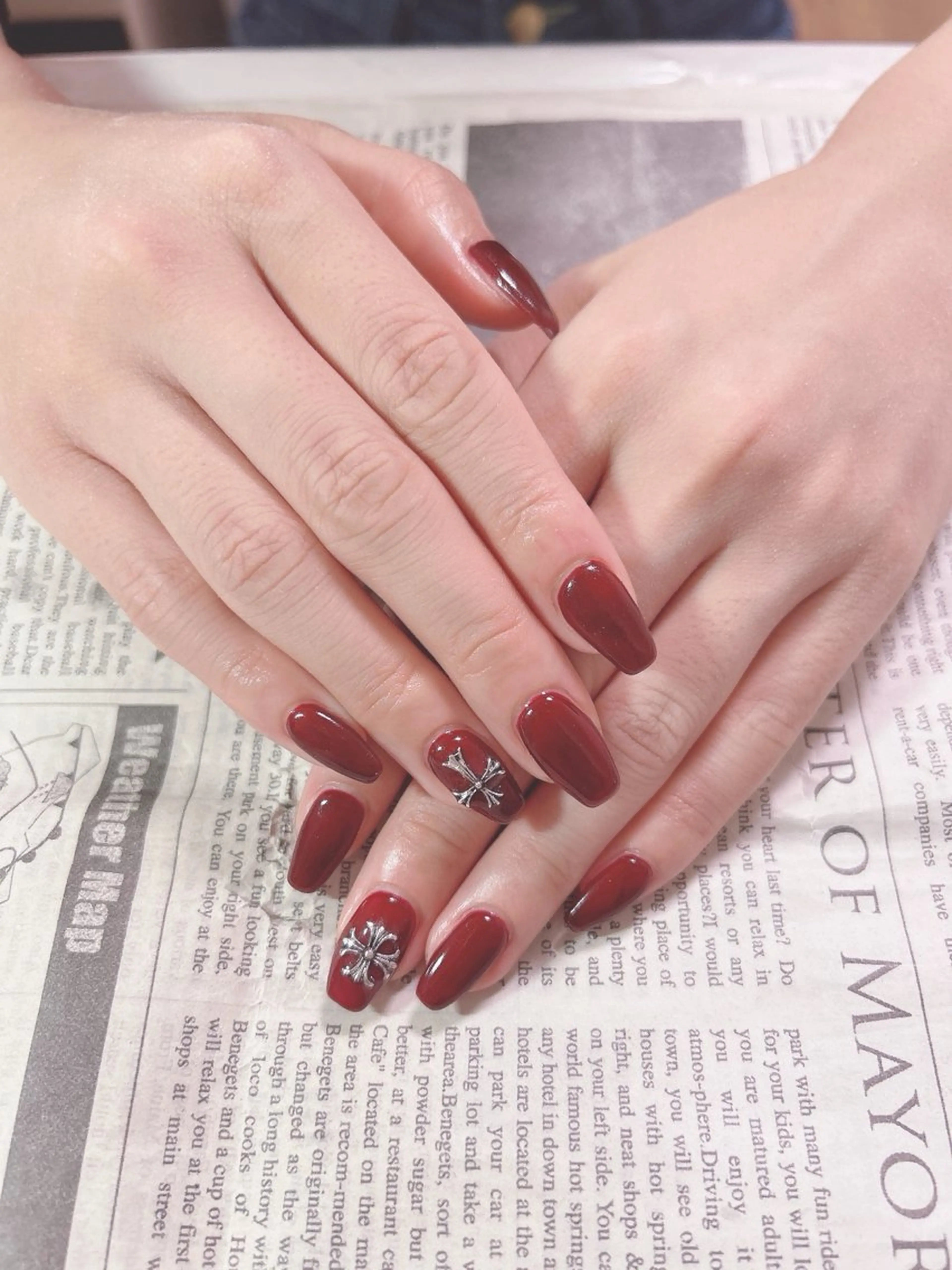 ネイル ハンドネイル ハンドケア 森山 舞のネイルデザイン