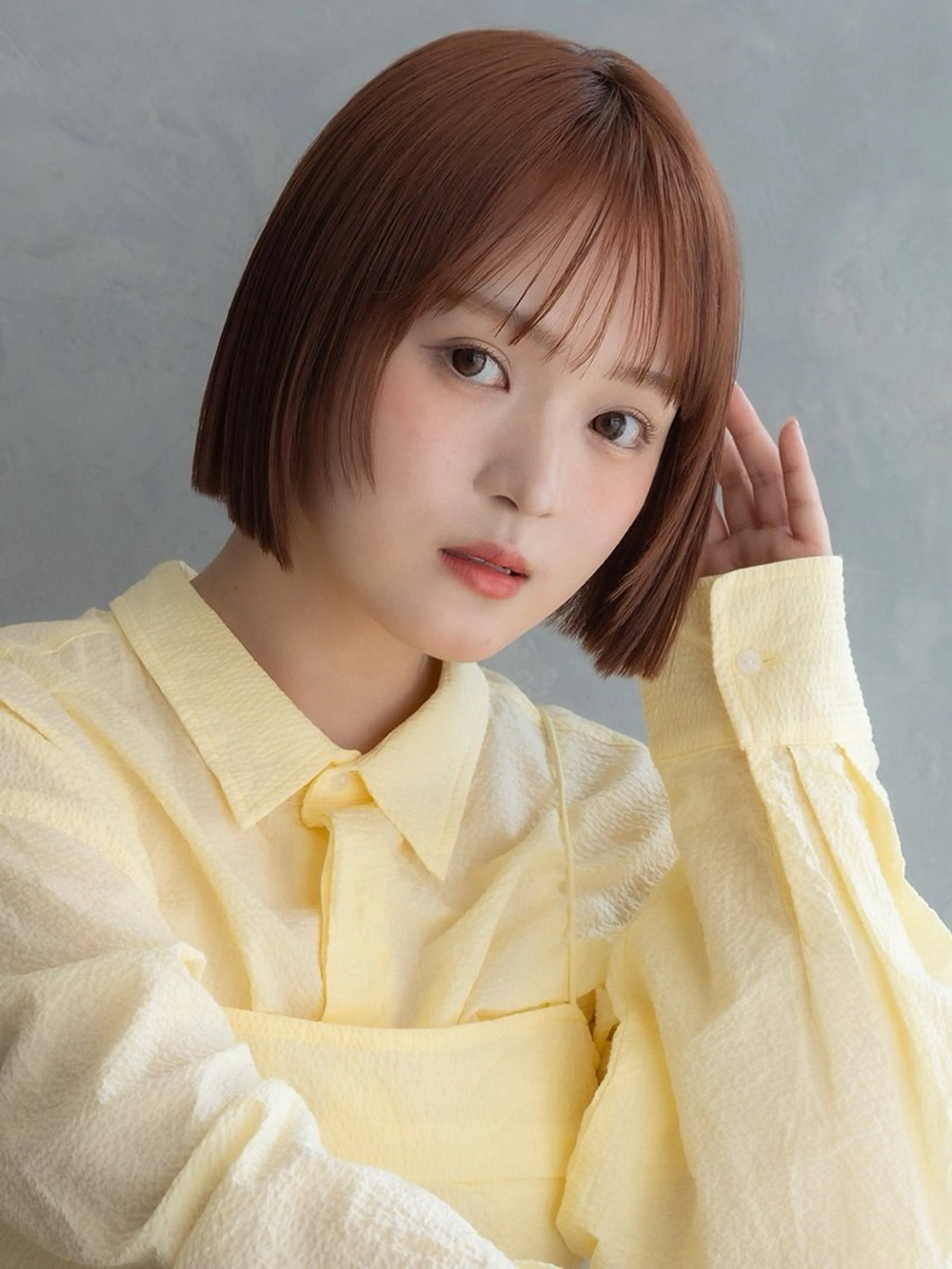 街で映えるあなただけ のスタイルを蘆谷華帆のヘアスタイル