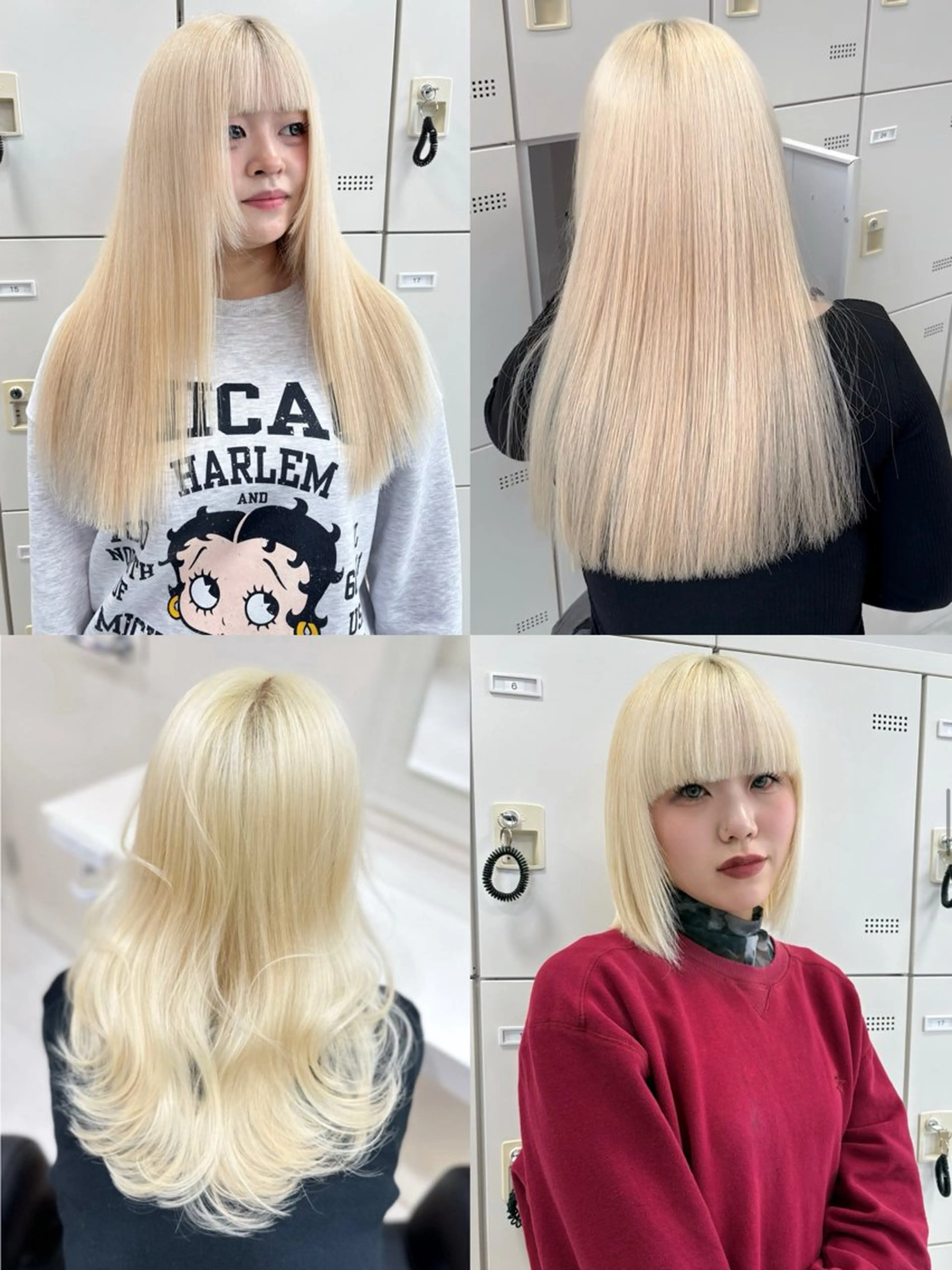 ロング カラー モテ髪💕ハイトーン yuriaのヘアスタイル