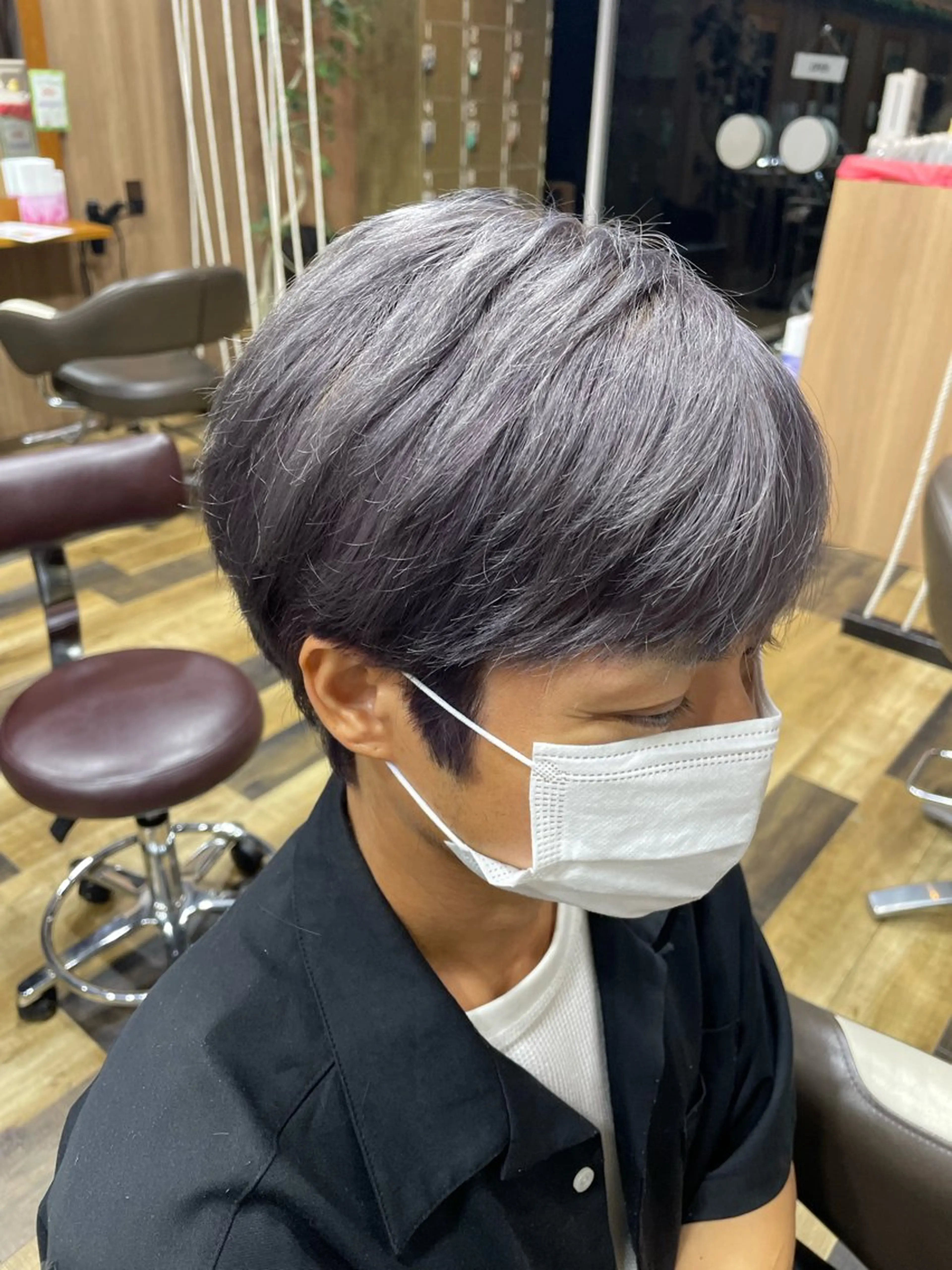 カラー メンズ ヘアカラー トリートメント 山際勇策 /岐阜美容師のヘアスタイル