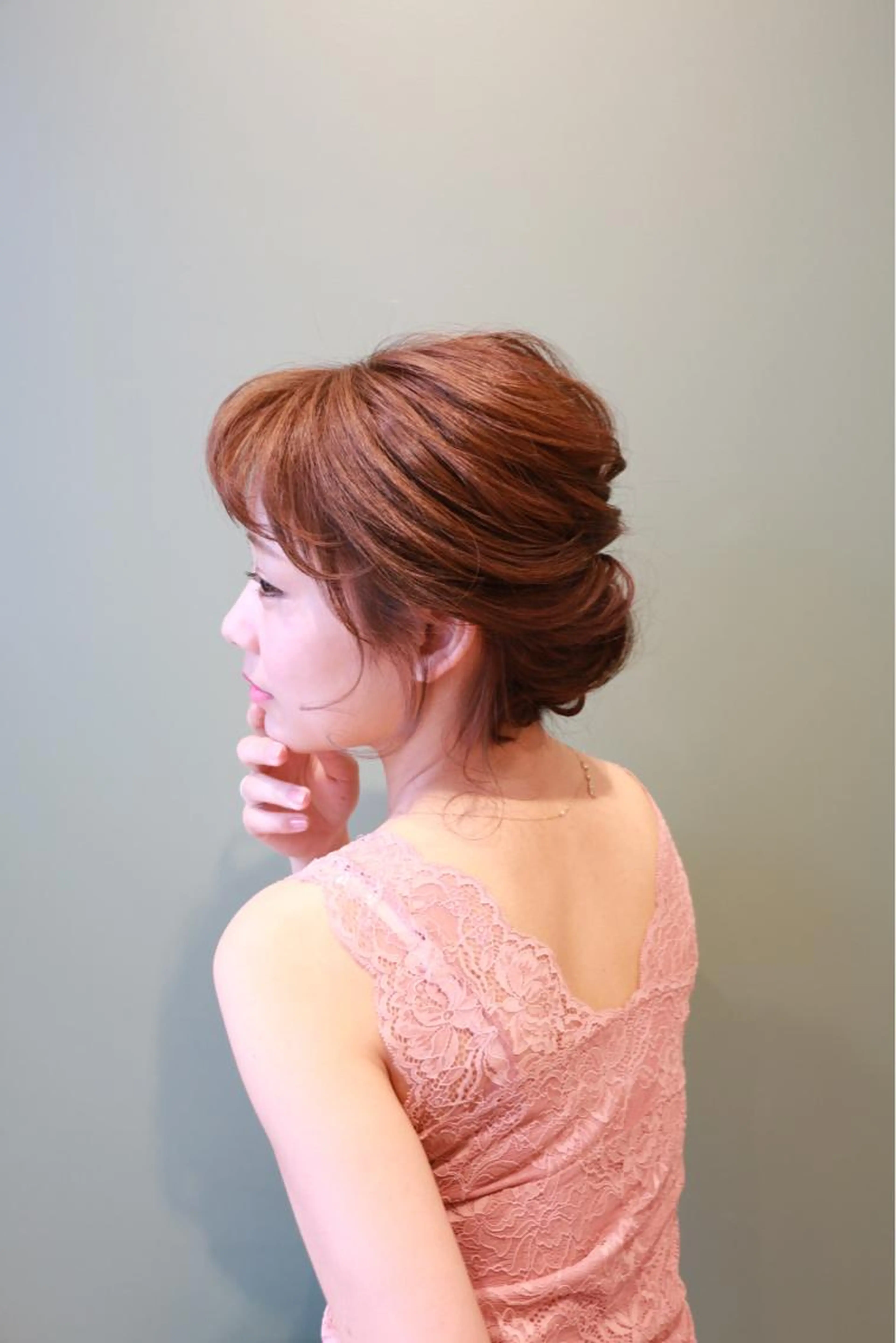ヘアセット（アップスタイル）の写真