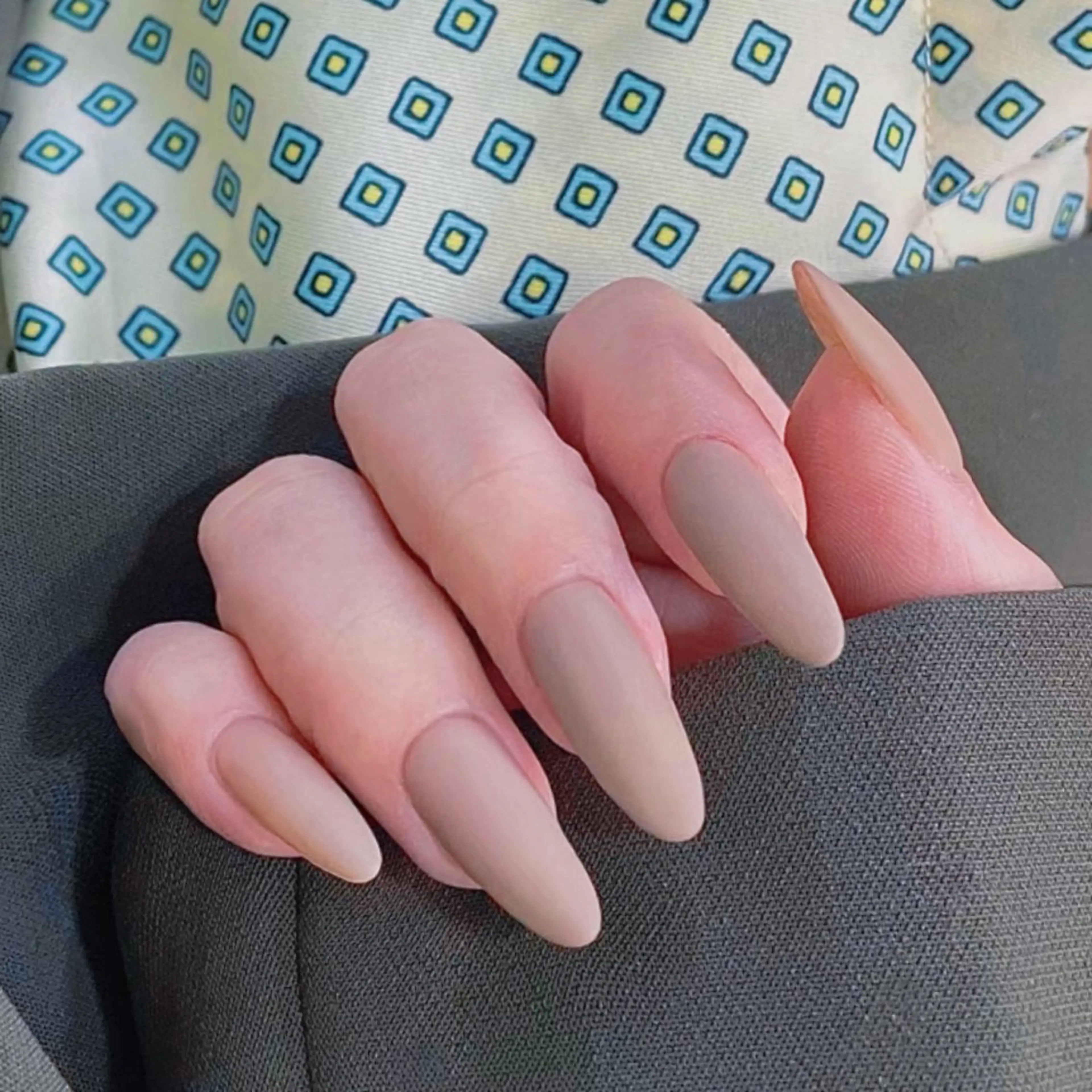 🦋チップ長さ出し🦋マットワンカラー ❣️オフ別料金❣️の写真