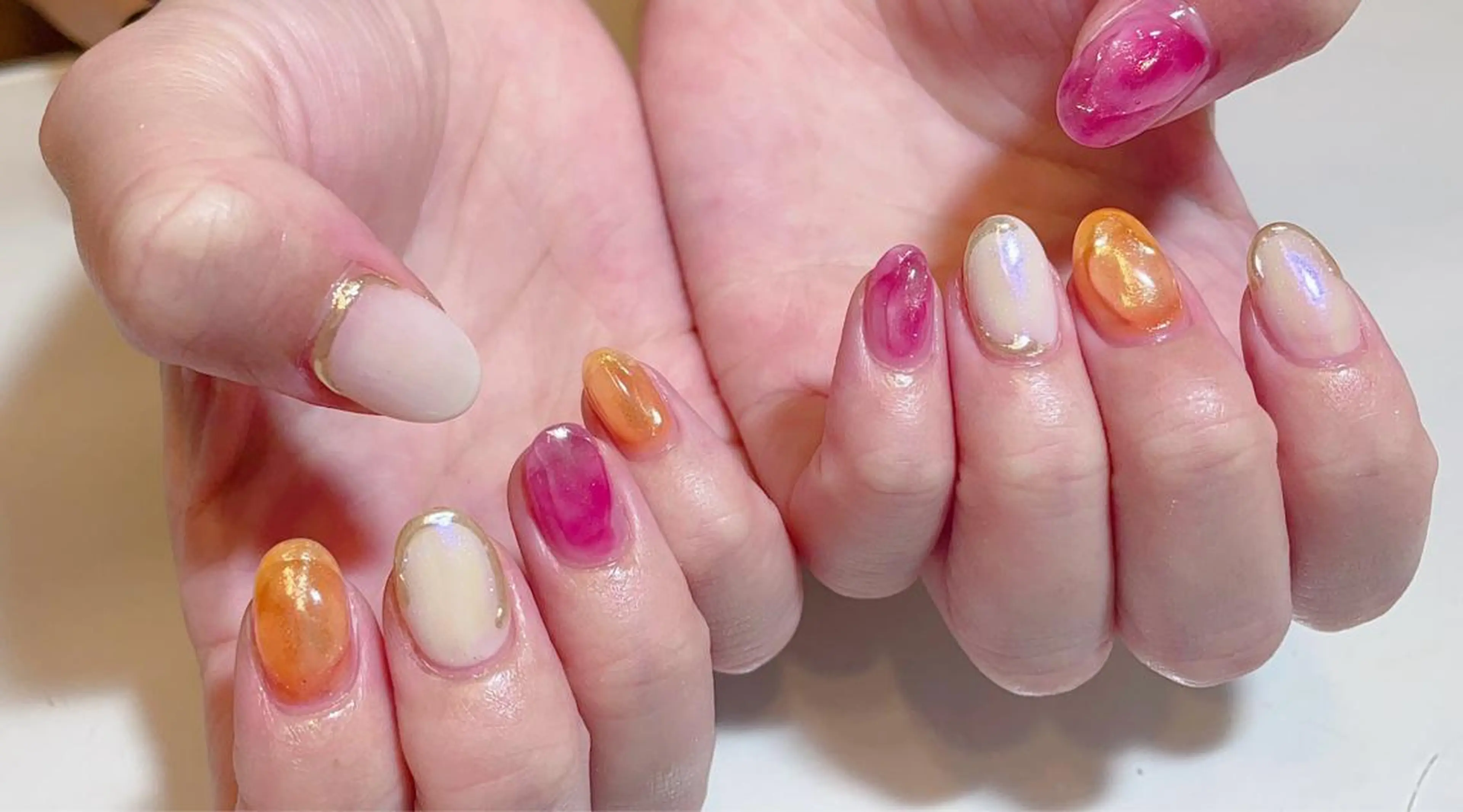 ネイル フットネイル ジェルネイル マットネイル ミラーネイル ニュアンスネイル nail salon ラピスラズリのネイルデザイン