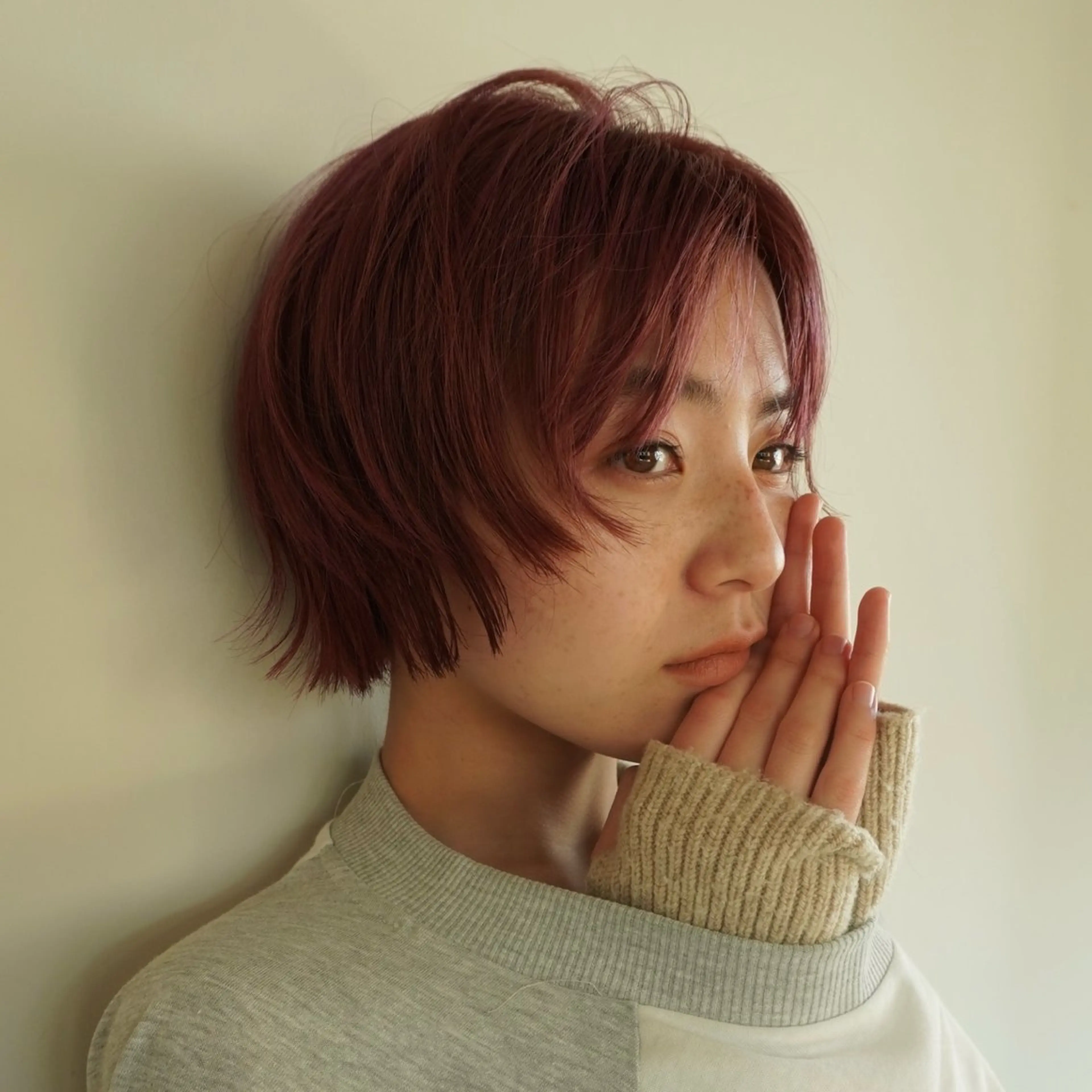 ショート カラー beni yumikoのヘアスタイル