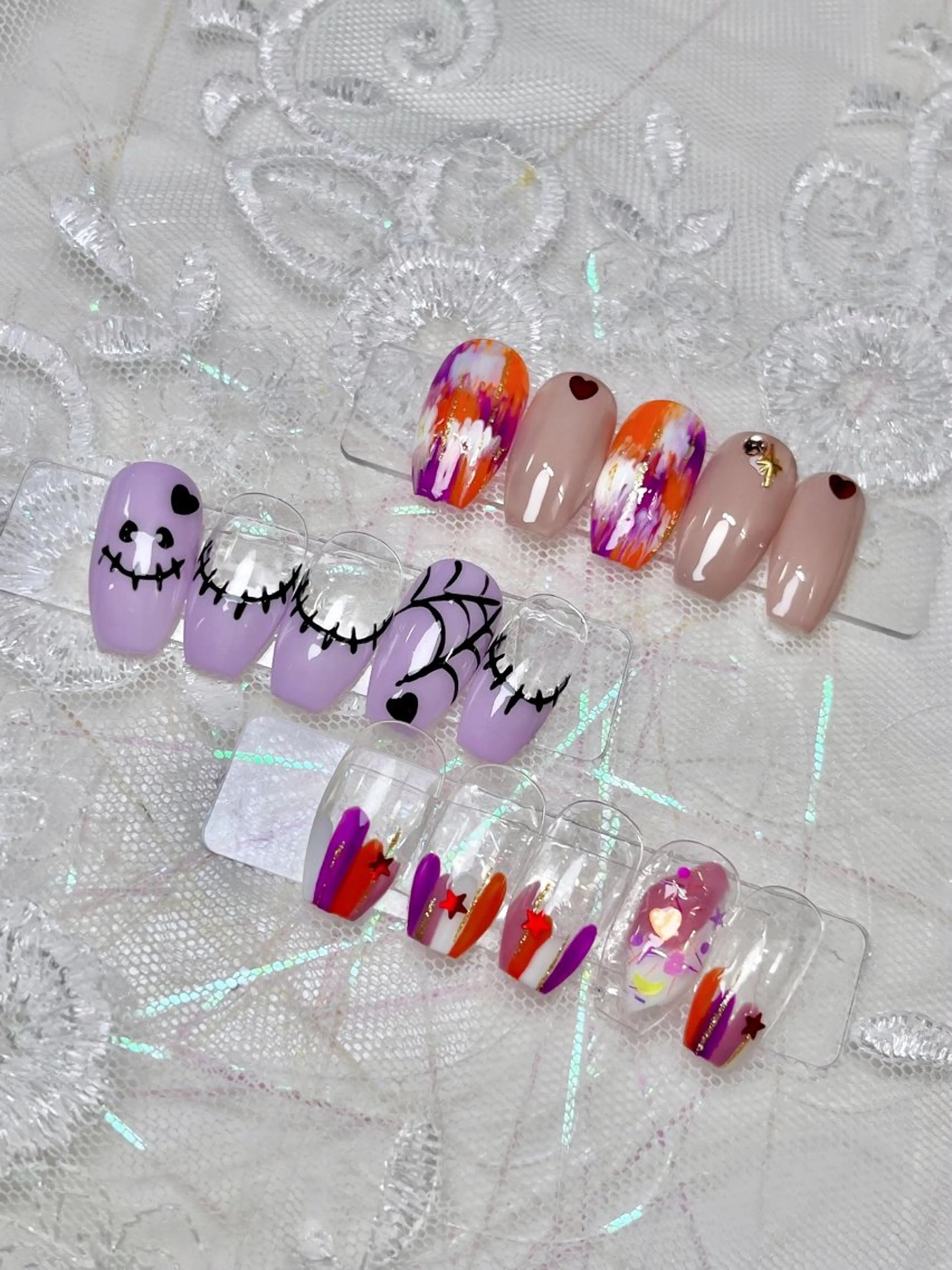 ネイル アートネイル ハロウィン plume nail ☆韓国ネイルのネイルデザイン
