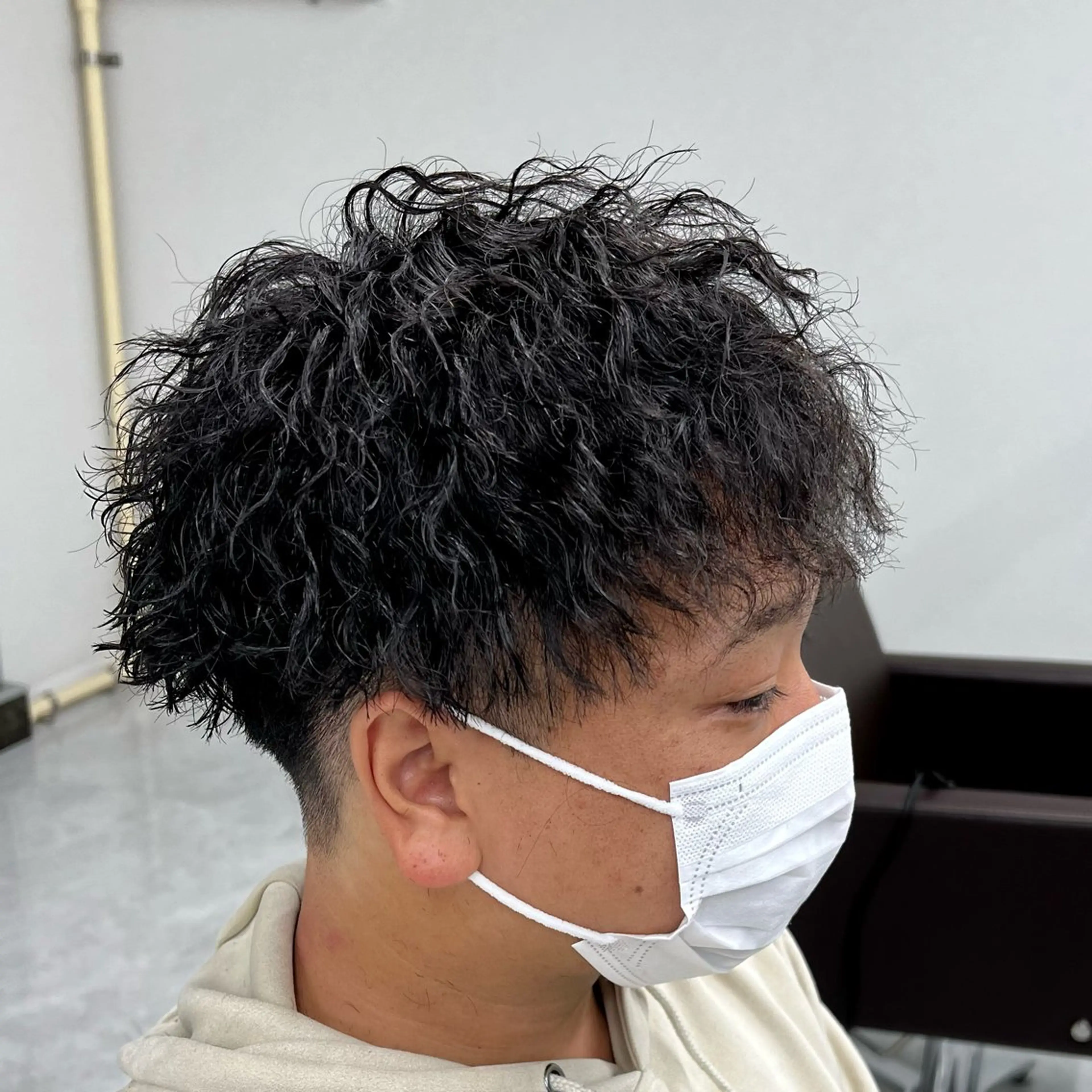 ショート パーマ メンズ カット パーマ メンズカット/波巻き TAKUMAのヘアスタイル