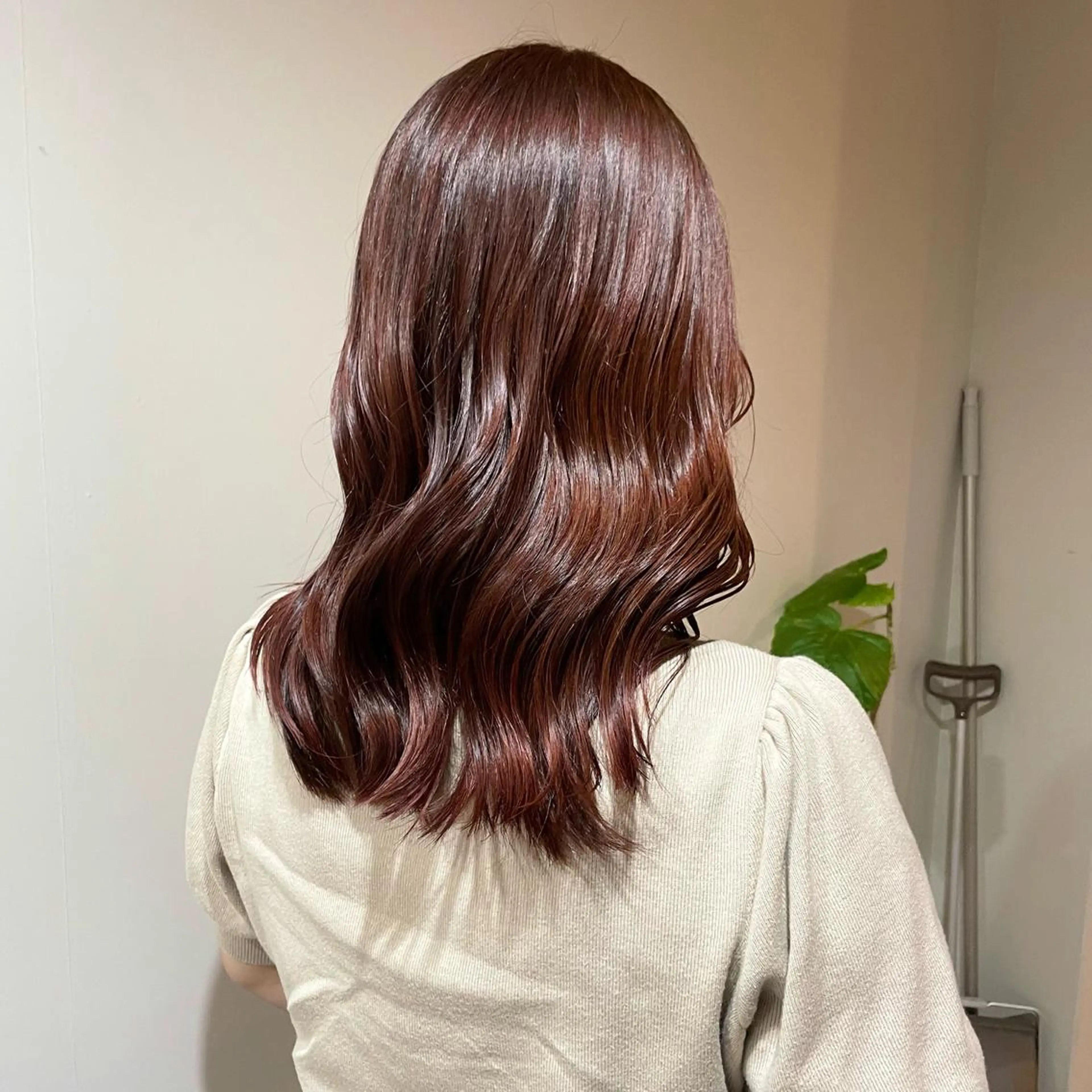 ミディアム カラー ヘアアレンジ カット ヘアカラー トリートメント ミズタ マイのヘアスタイル