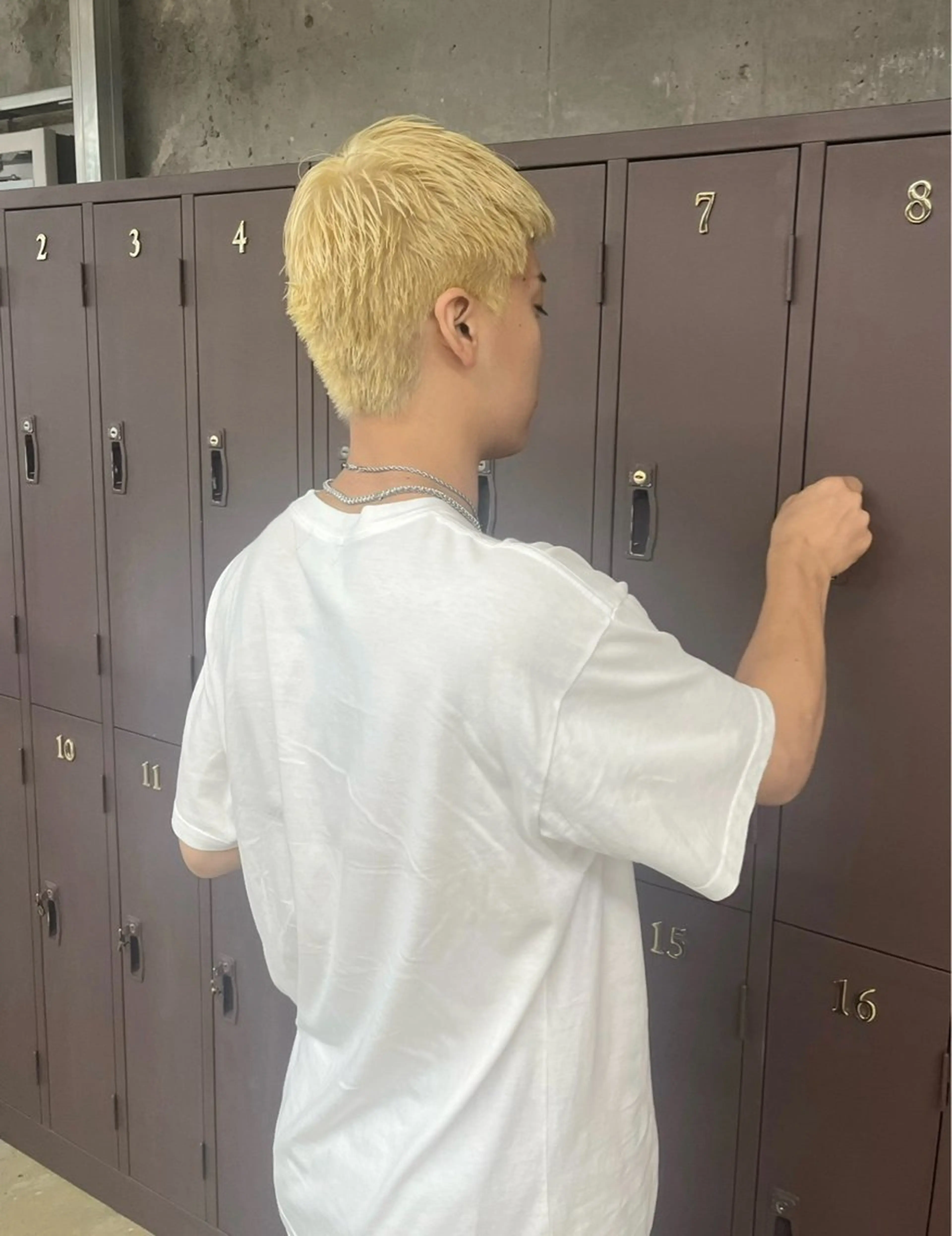 ショート カラー メンズ ナガノリノ /ボブ/ ベージュ/暖色のヘアスタイル