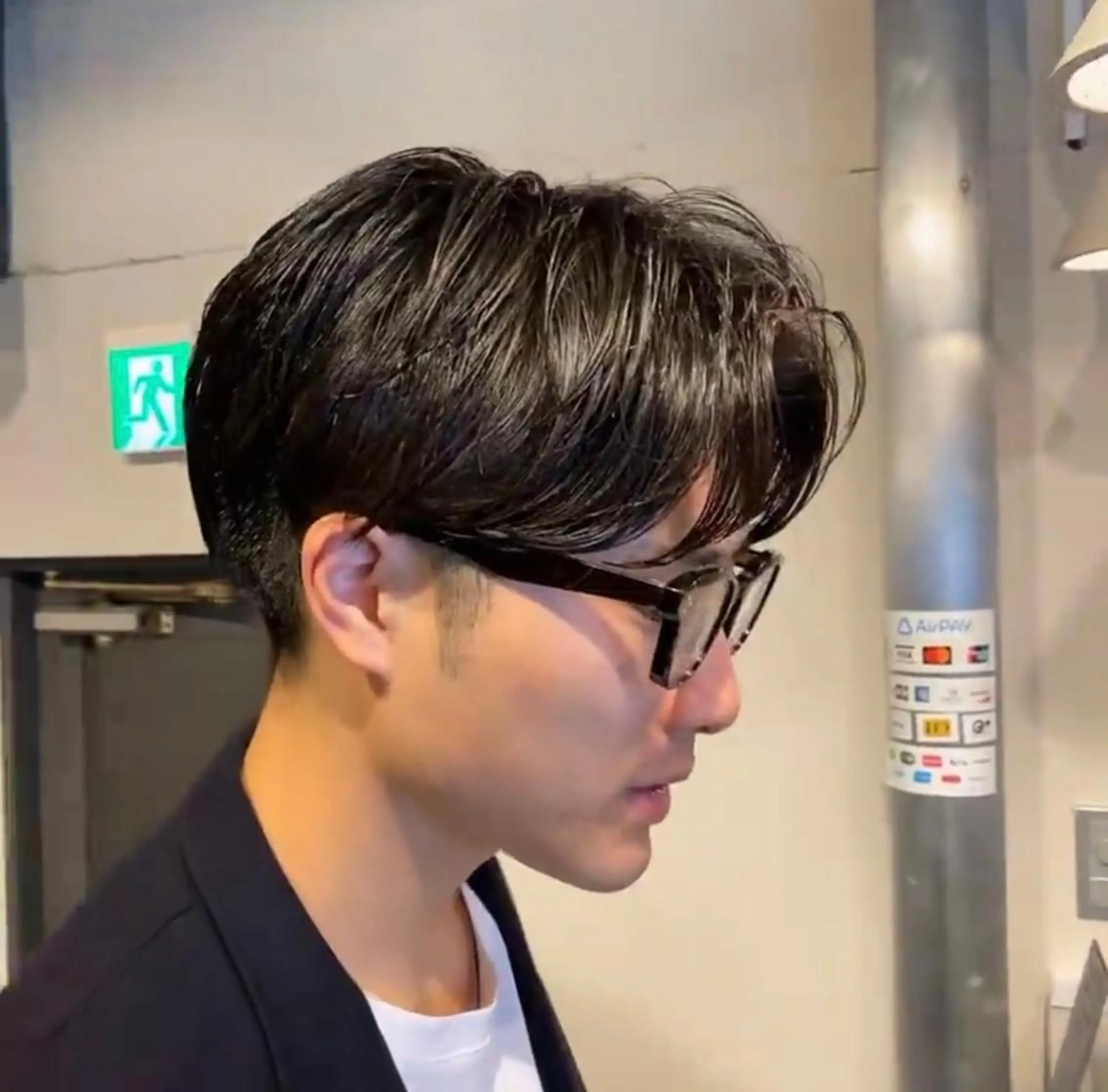 ショート 新宿スキンフェード 佐藤京介のヘアスタイル