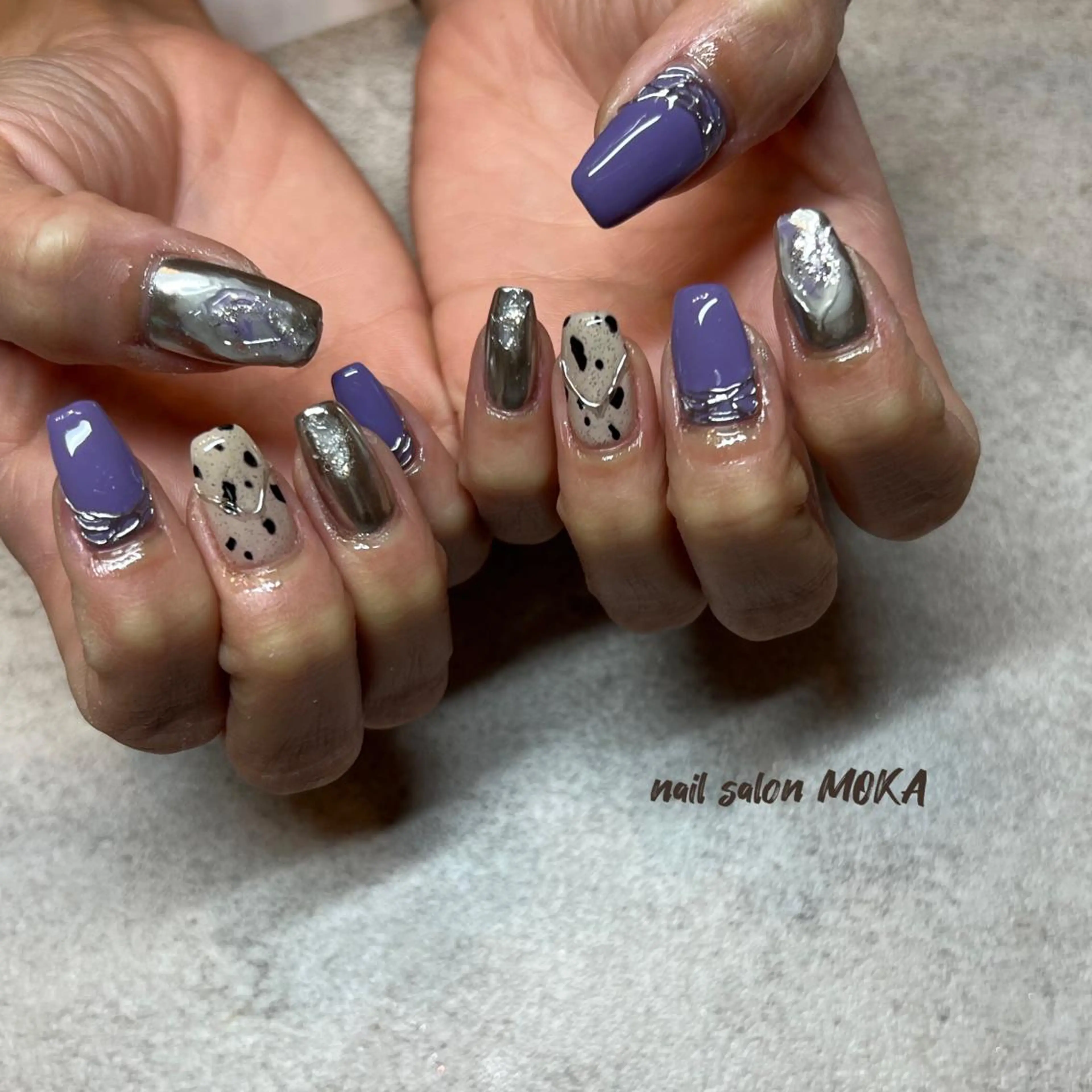 ネイル 持ち込み ハンドネイル nail salon MOKAのネイルデザイン