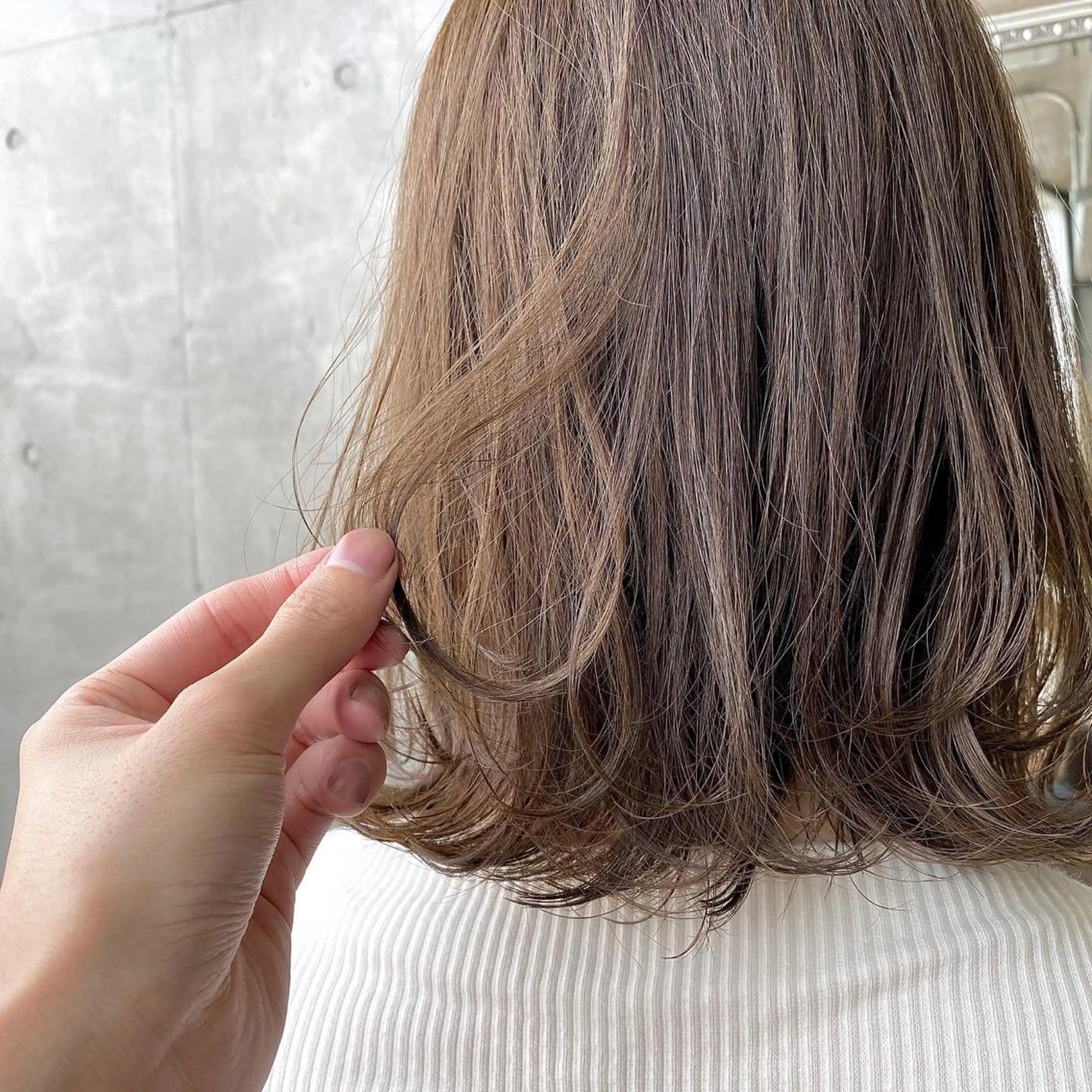 ミディアム カラー ヘアアレンジ tane.所属・【ダメージレス施術】 【透明感】北村 拓也のヘアスタイル