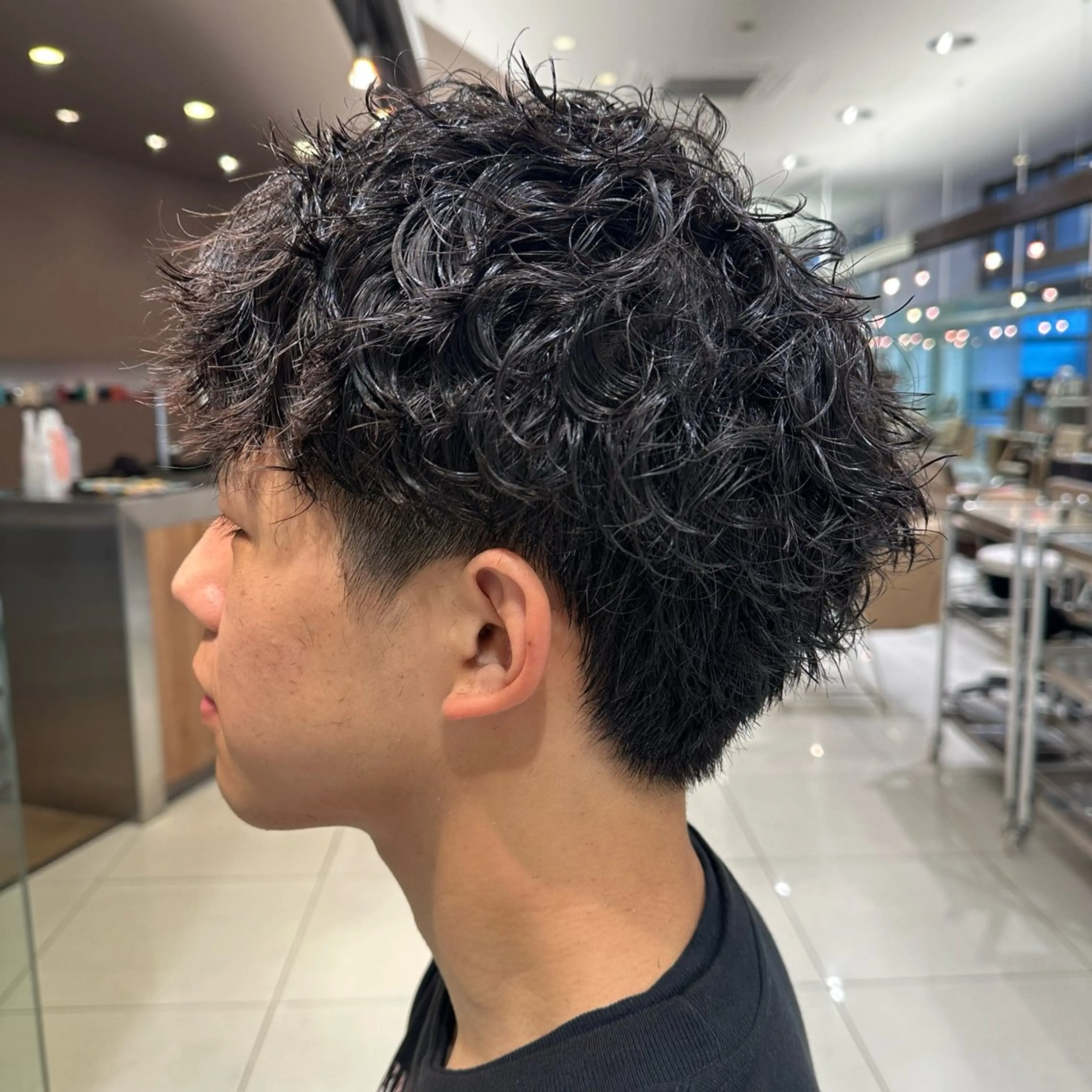 パーマ メンズ カット パーマ エスポワール所属・YUSHI HORIUCHIのヘアスタイル