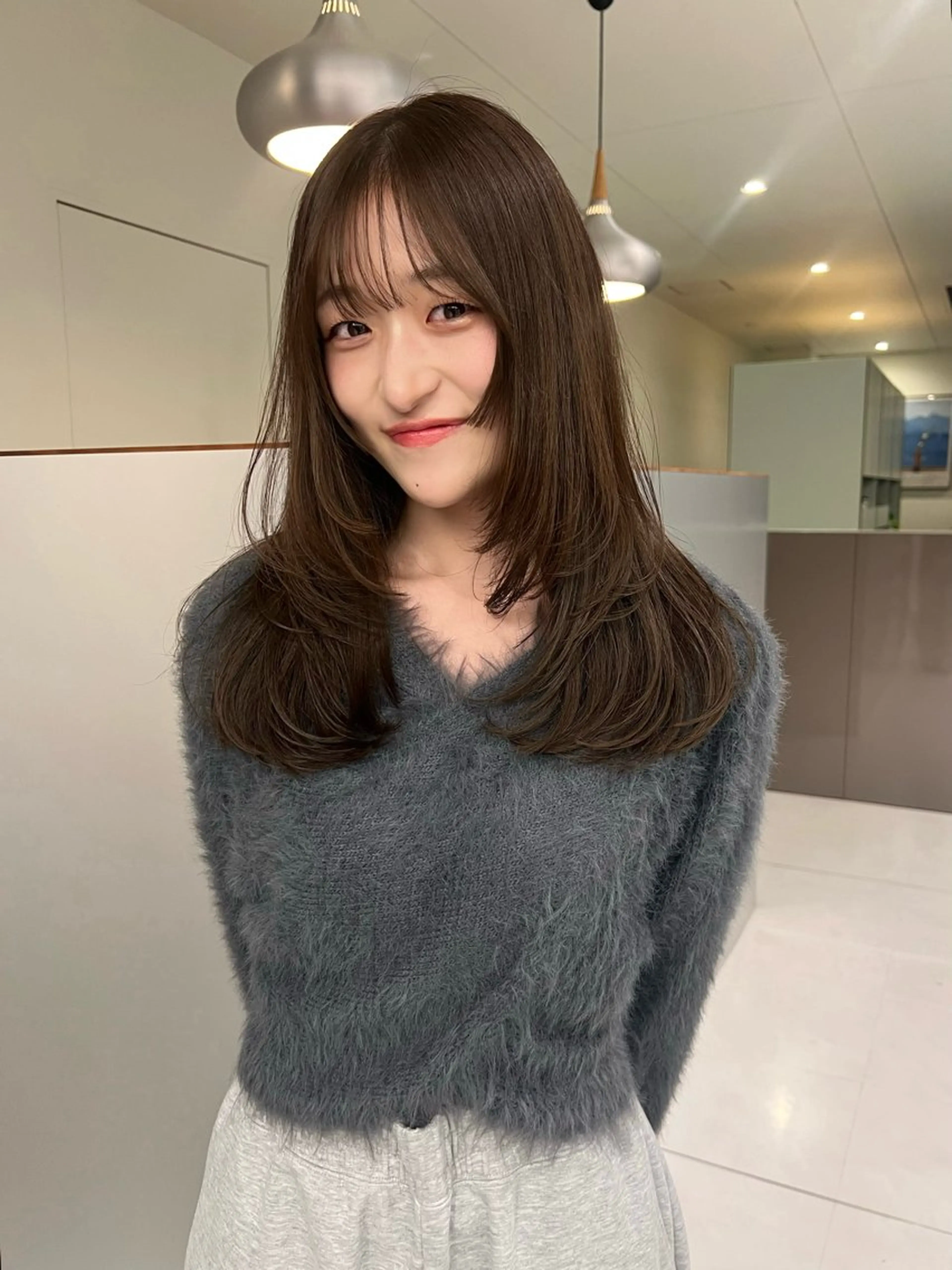 ロング ヘアカラー 透けるカラー🫧 Memi🎀のヘアスタイル