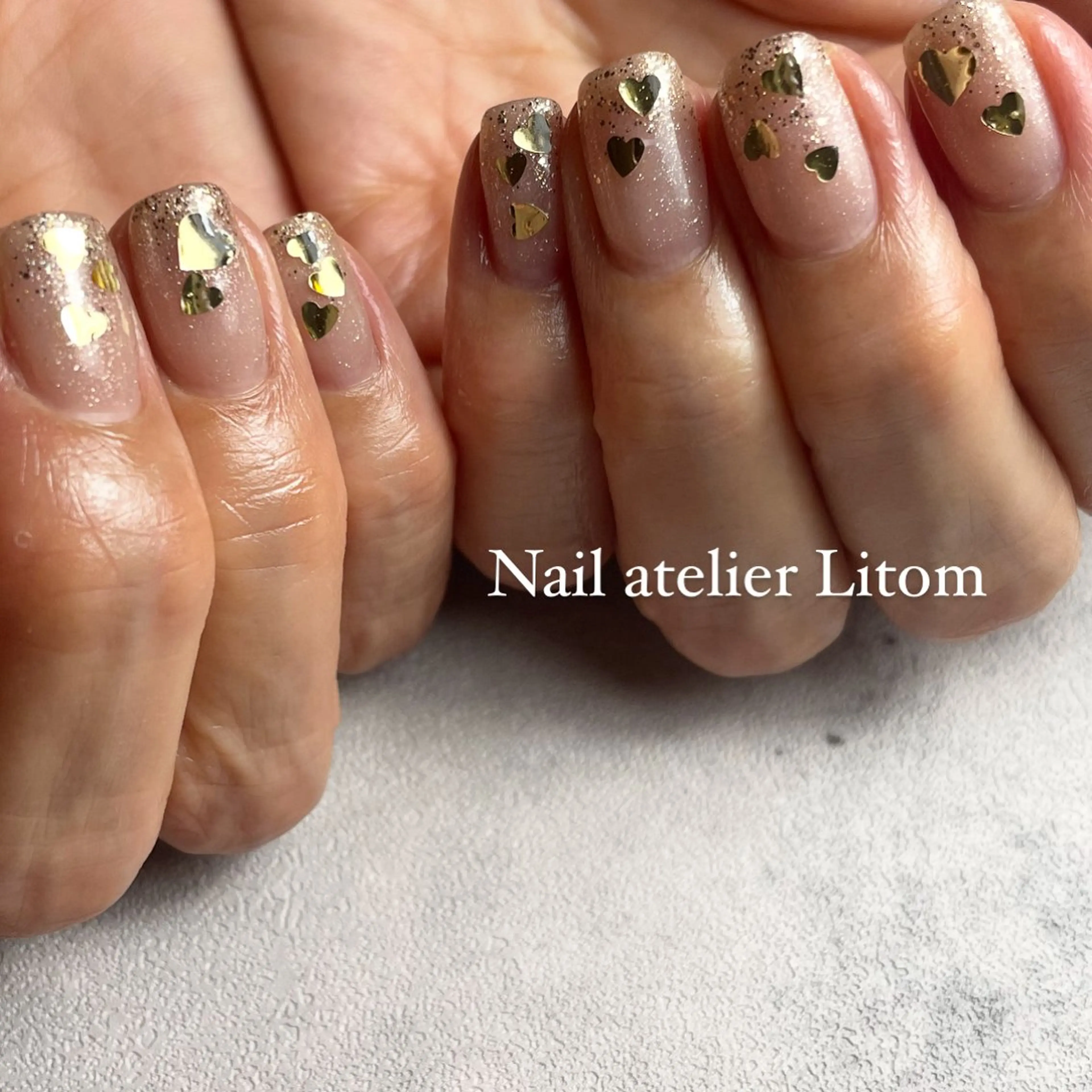 ネイル オフィスネイル シンプルネイル Nail atelier Litom【ネイルアトリエリトム】所属・相模原駅前ネイル リトム【Tomo】のネイルデザイン