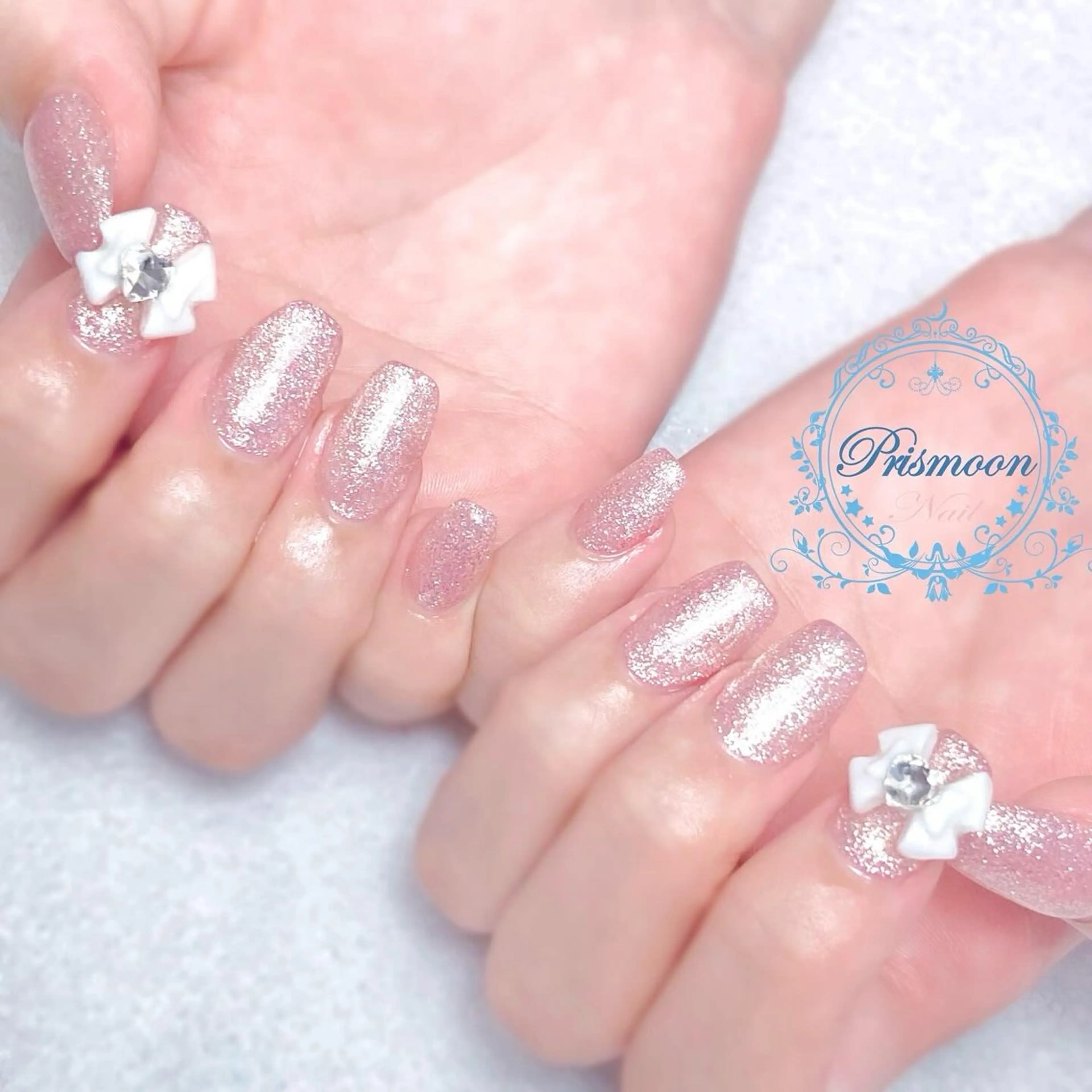 ネイル ラメ(グリッター) ワンカラーネイル ハンドネイル Prismoon  Nail所属・Prismoon Nailのネイルデザイン