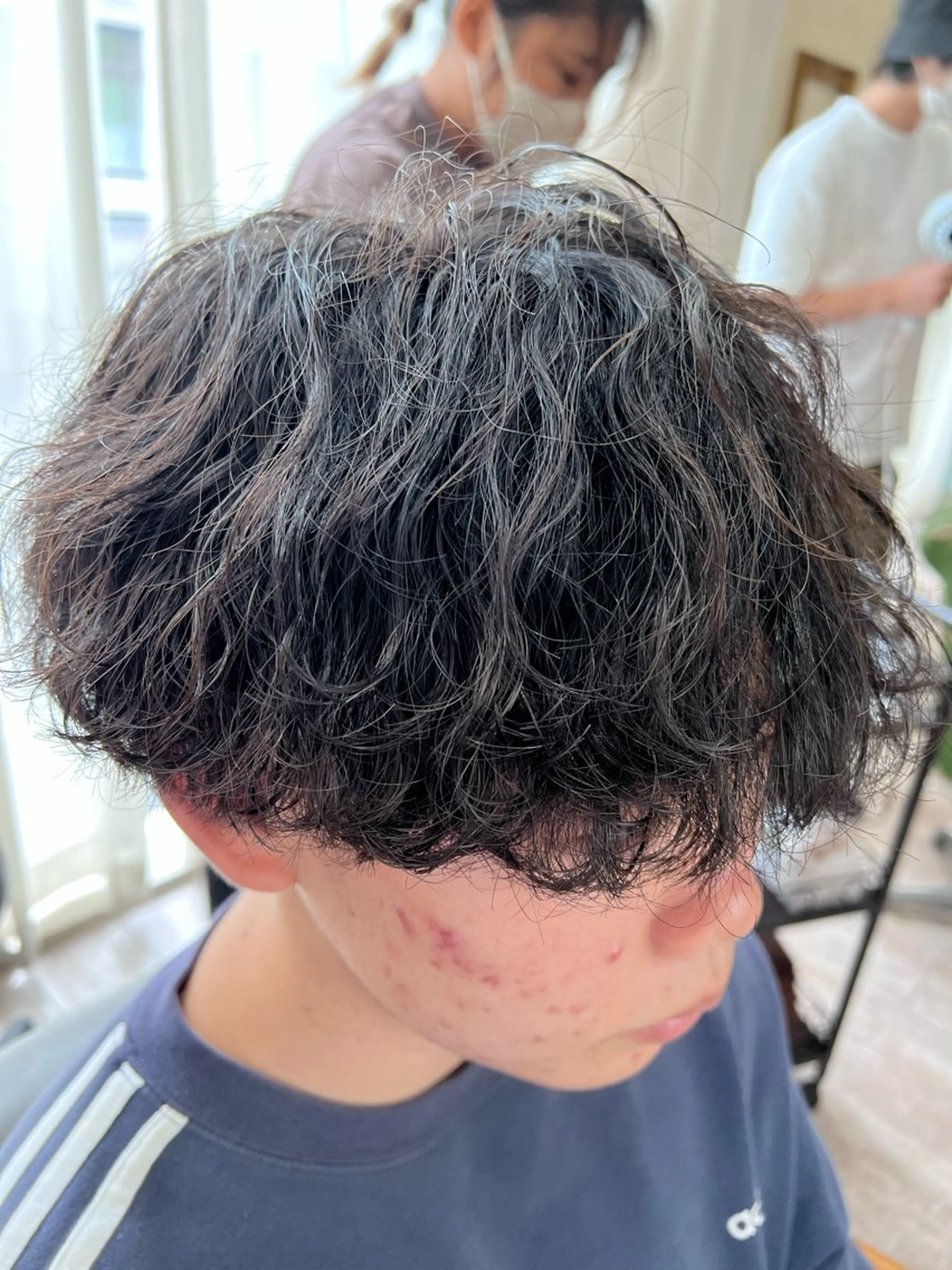 パーマ メンズ メンズパーマ 波巻きパーマ noble店長 松本　拓也▶◀*.のヘアスタイル