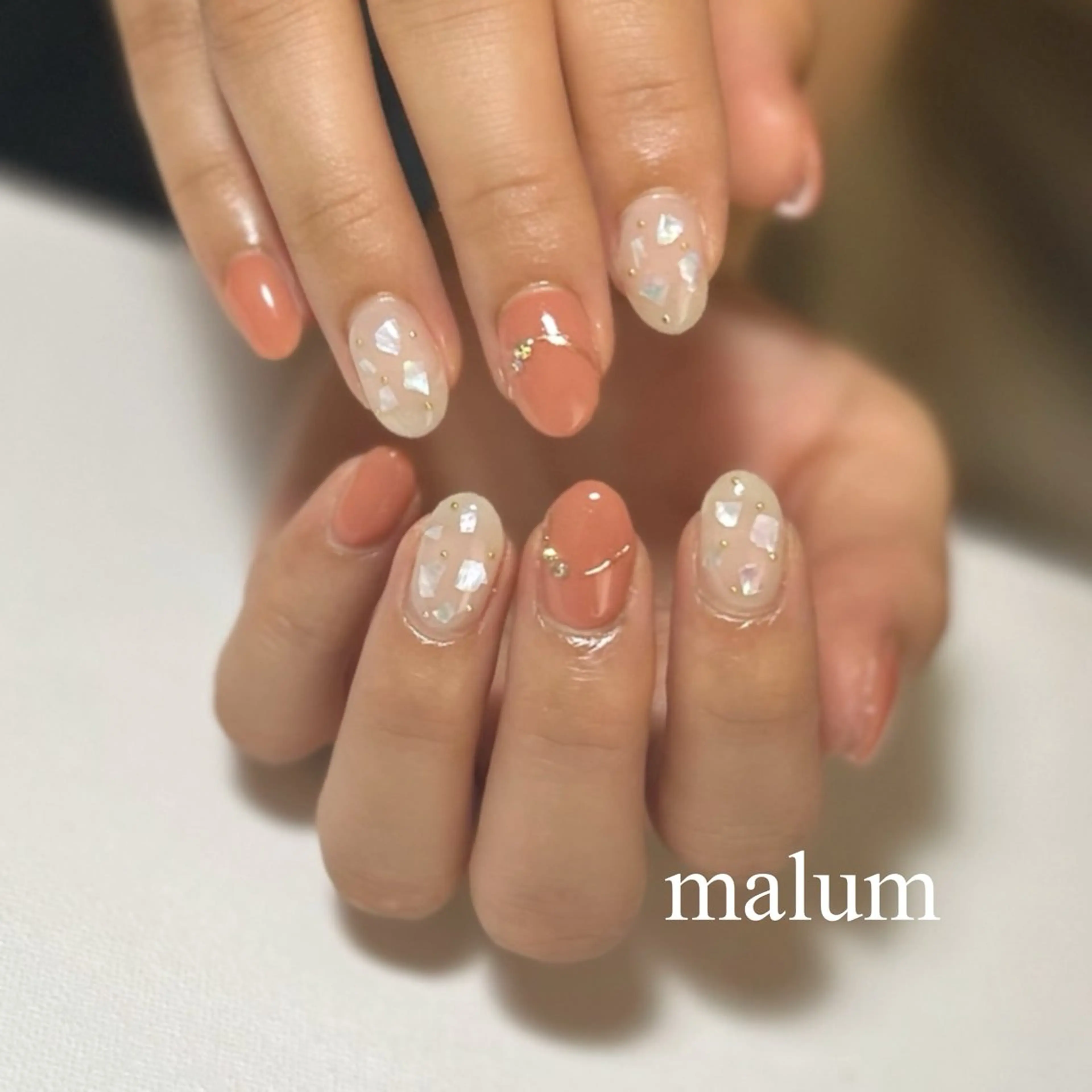 ネイル ハンドネイル malum nailのネイルデザイン