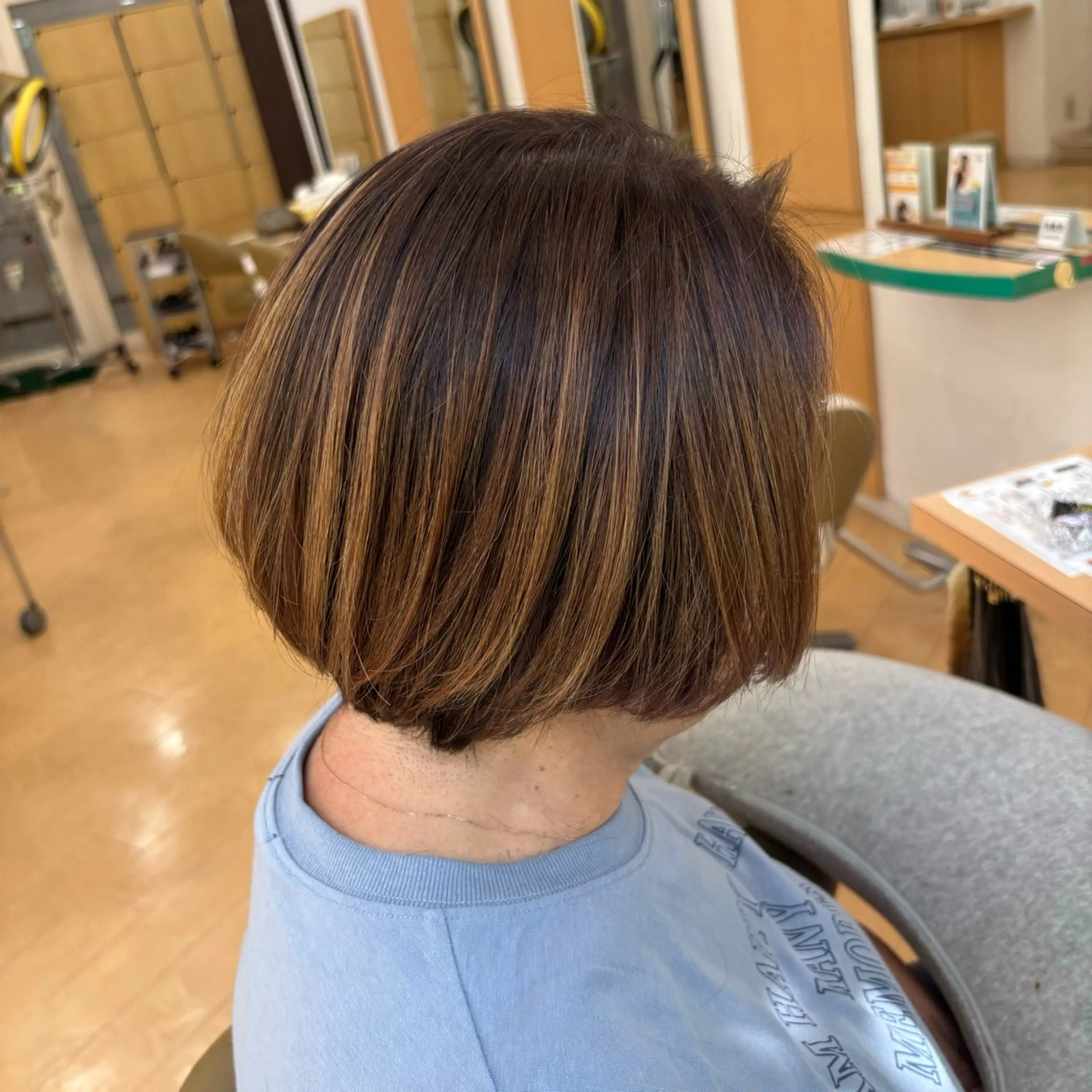 ショート カラー 🎀🤍芦澤 李音🤍🎀のヘアスタイル