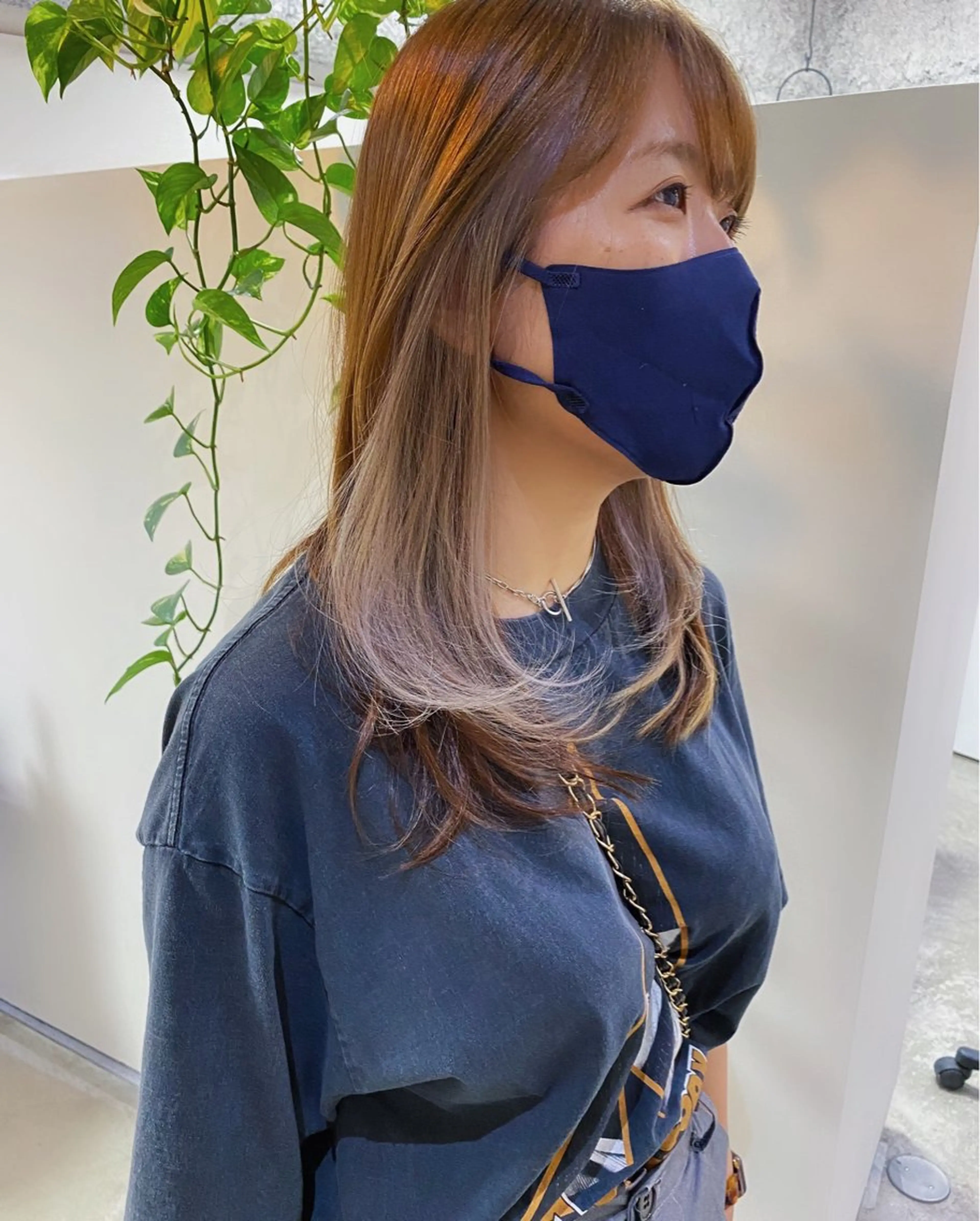 セミロング カラー ヘアカラー トリートメント 長井浩気 -ナガイヒロキ-のヘアスタイル
