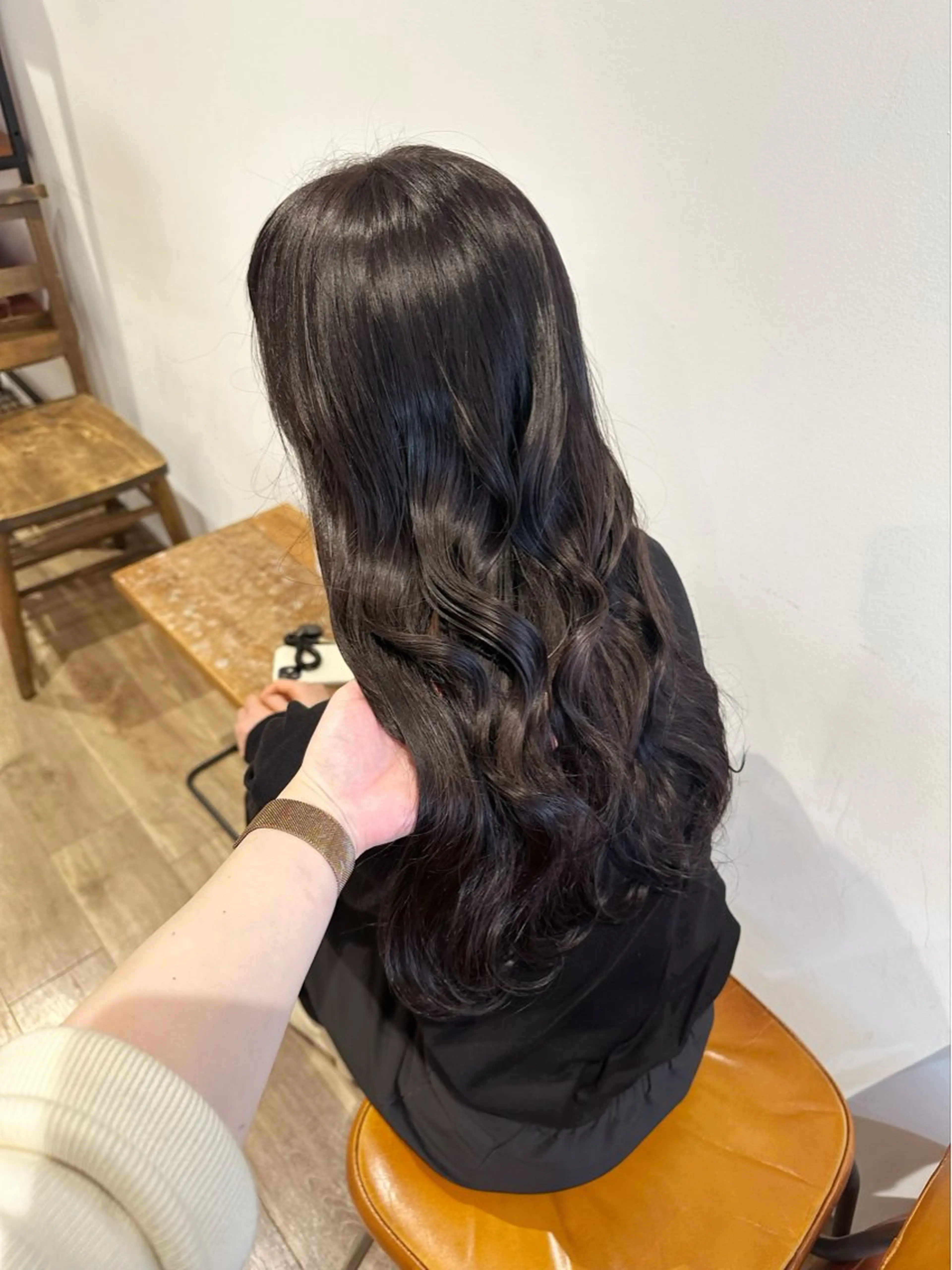 ロング カラー ヘアアレンジ ヘアカラー トリートメント himawari♡ 柔らかいカラーのヘアスタイル